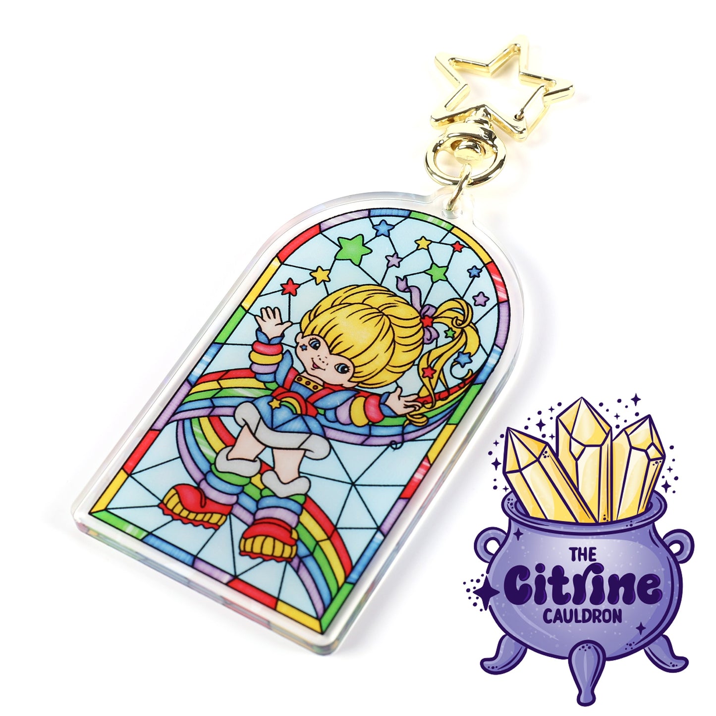 Brite Glass - Holographic Acrylic Keychain