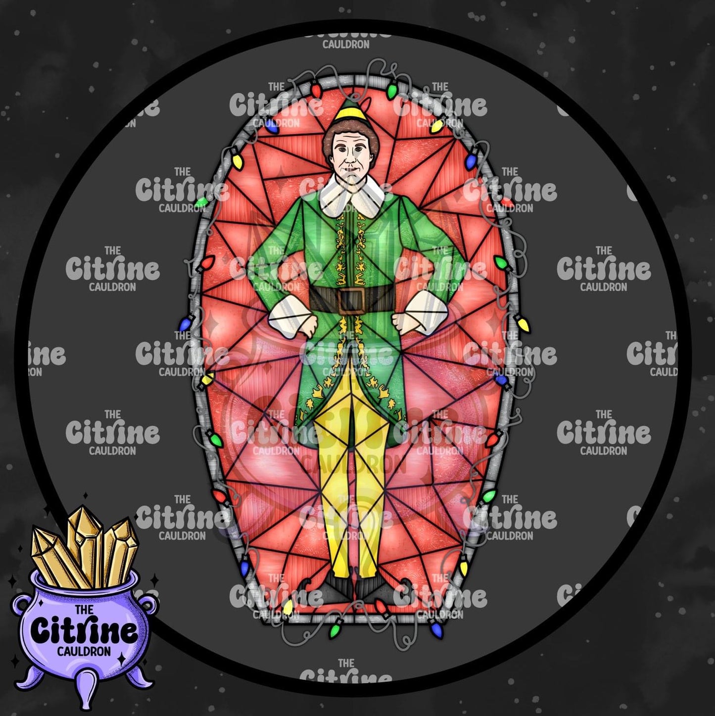Elf Glass - Sublimation PNG