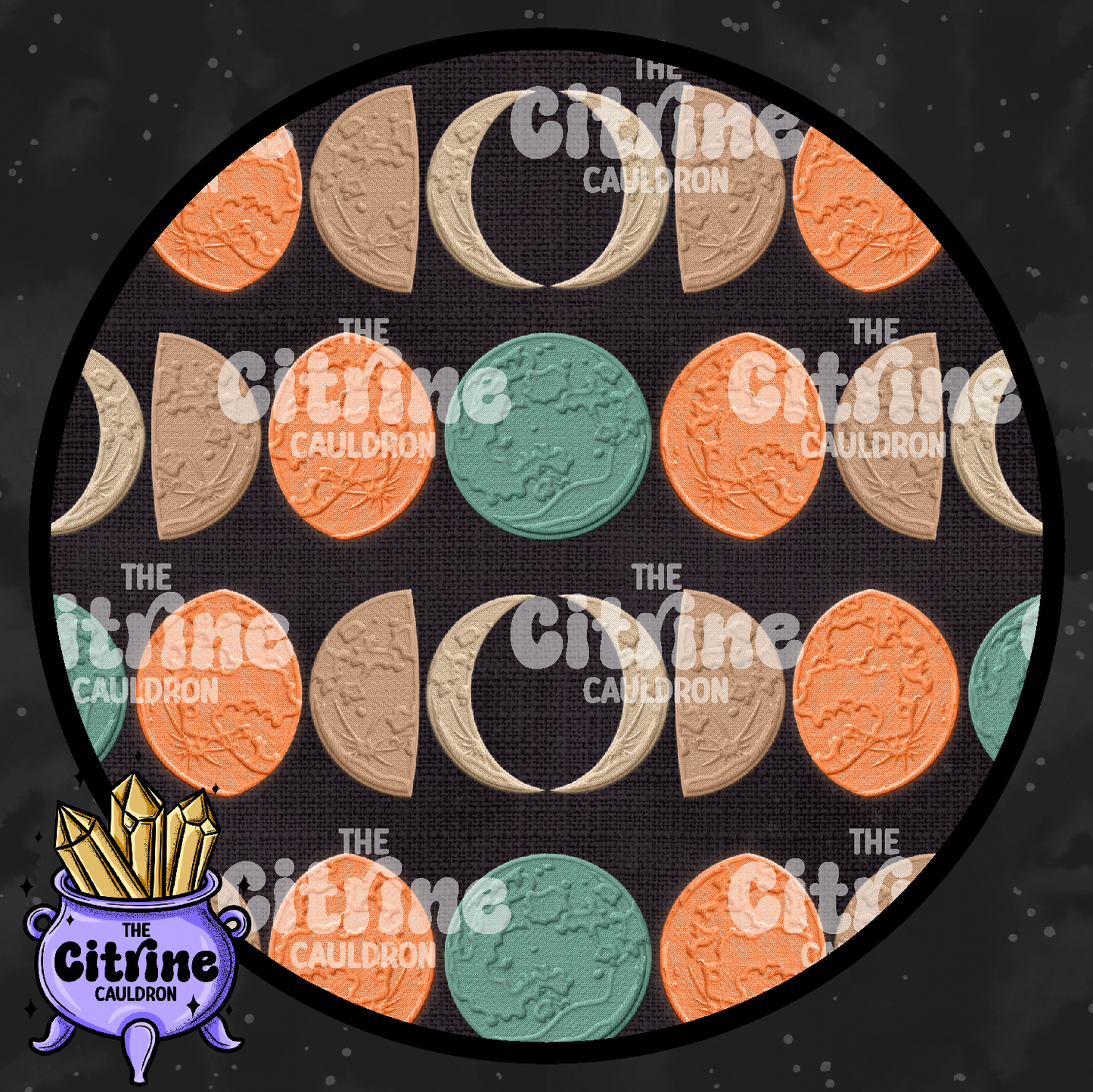 Moon Patches - Seamless