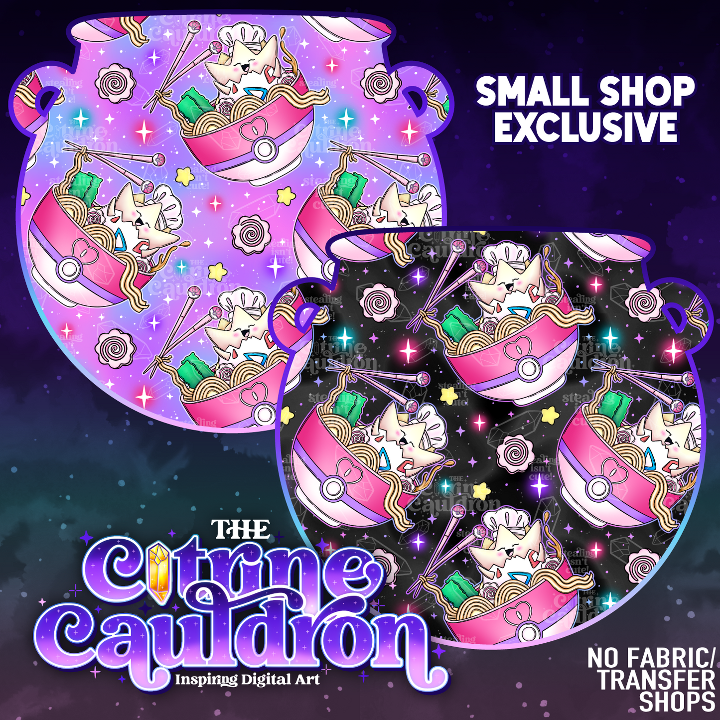 Poke Cuties Collection - Seamless & PNG Bundle - SMALL SHOP
