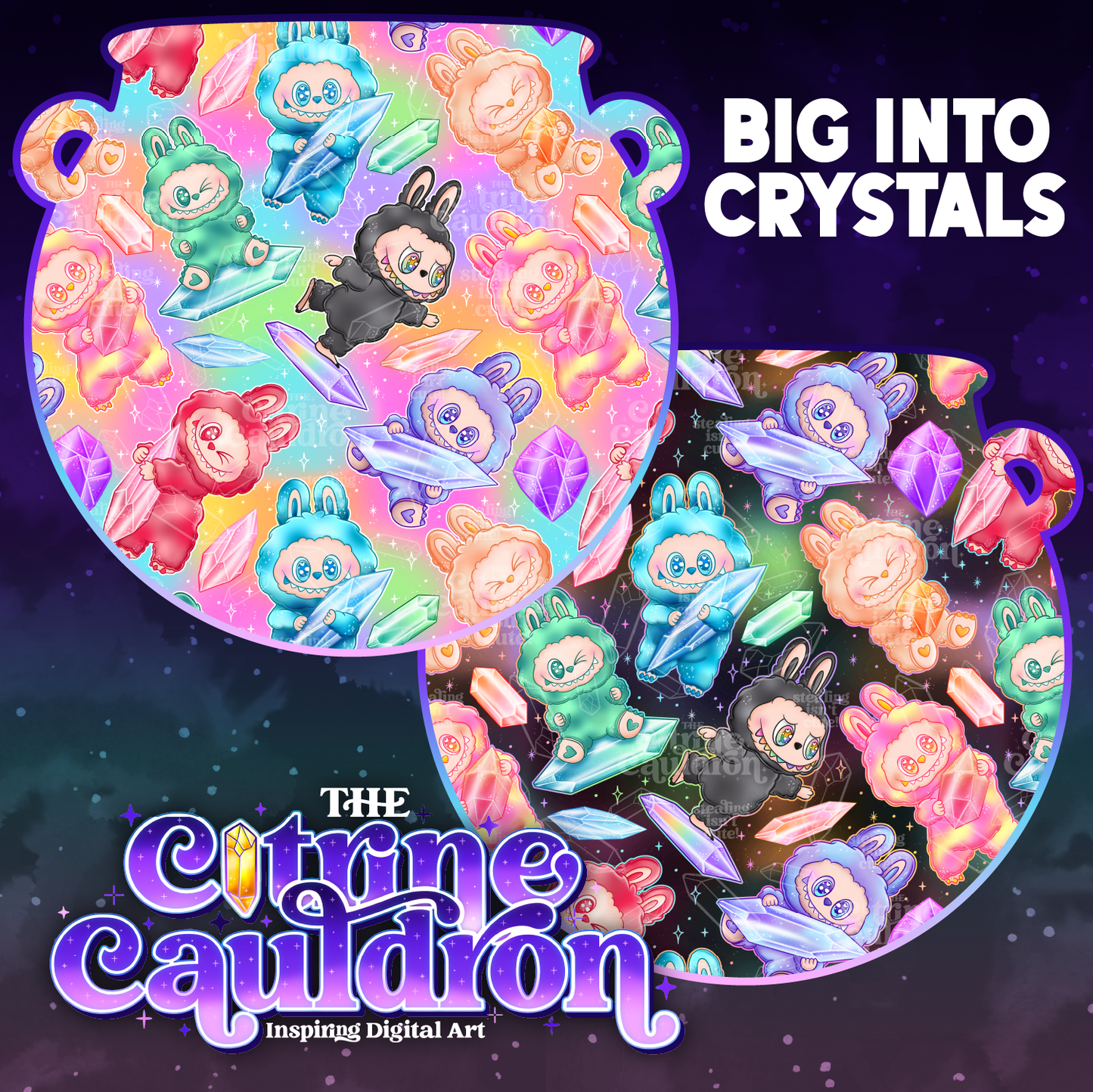 Big Into Crystal - Seamless