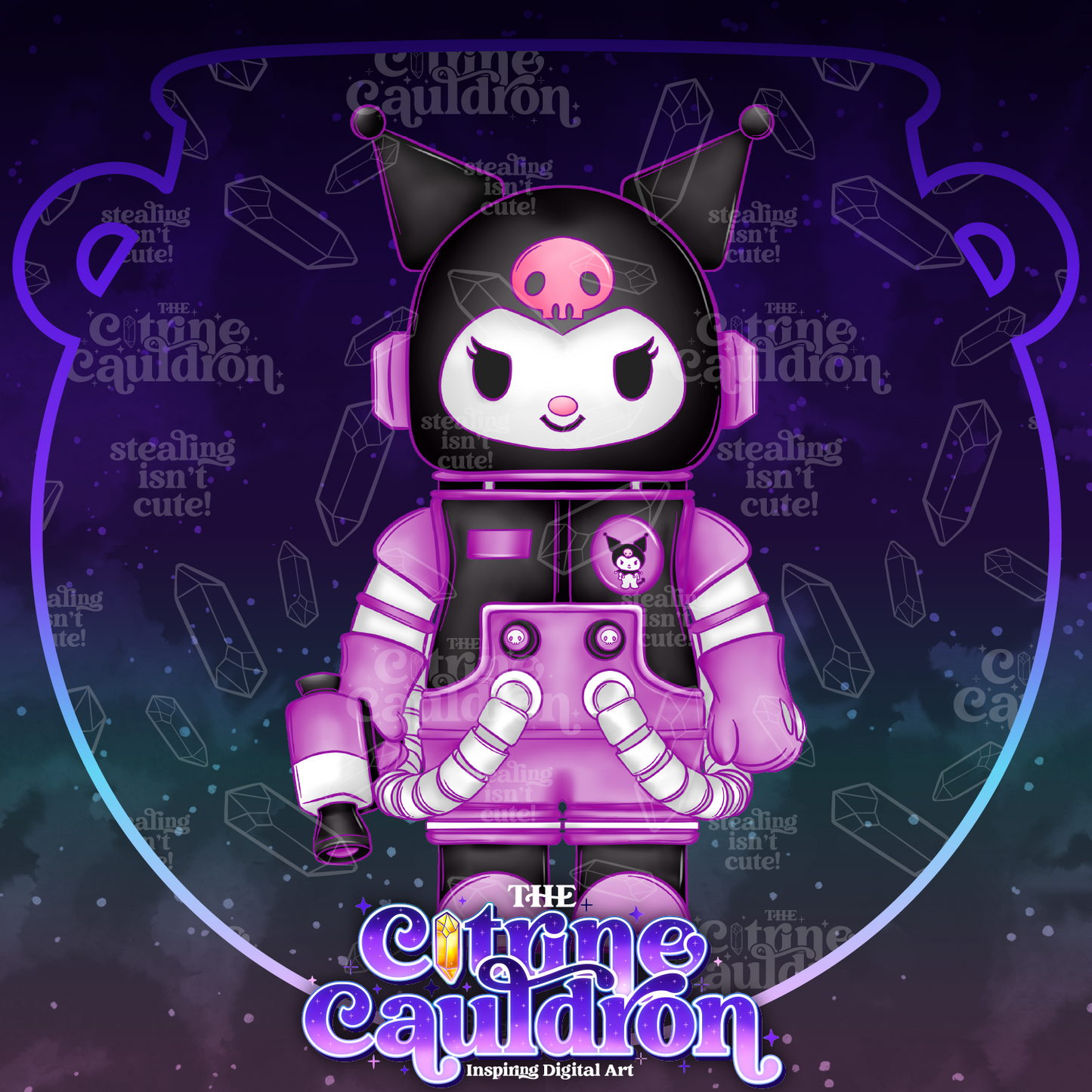 Space Kitty - Sublimation PNG