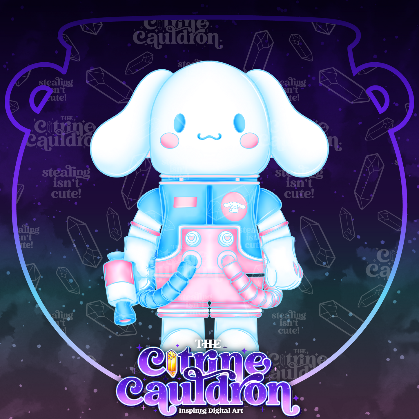 Space Kitty - Sublimation PNG