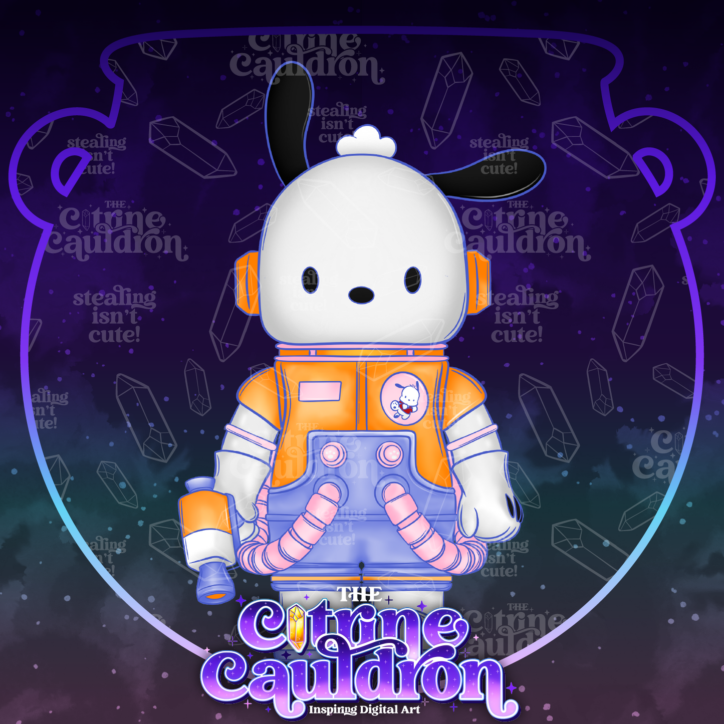 Space Kitty - Sublimation PNG