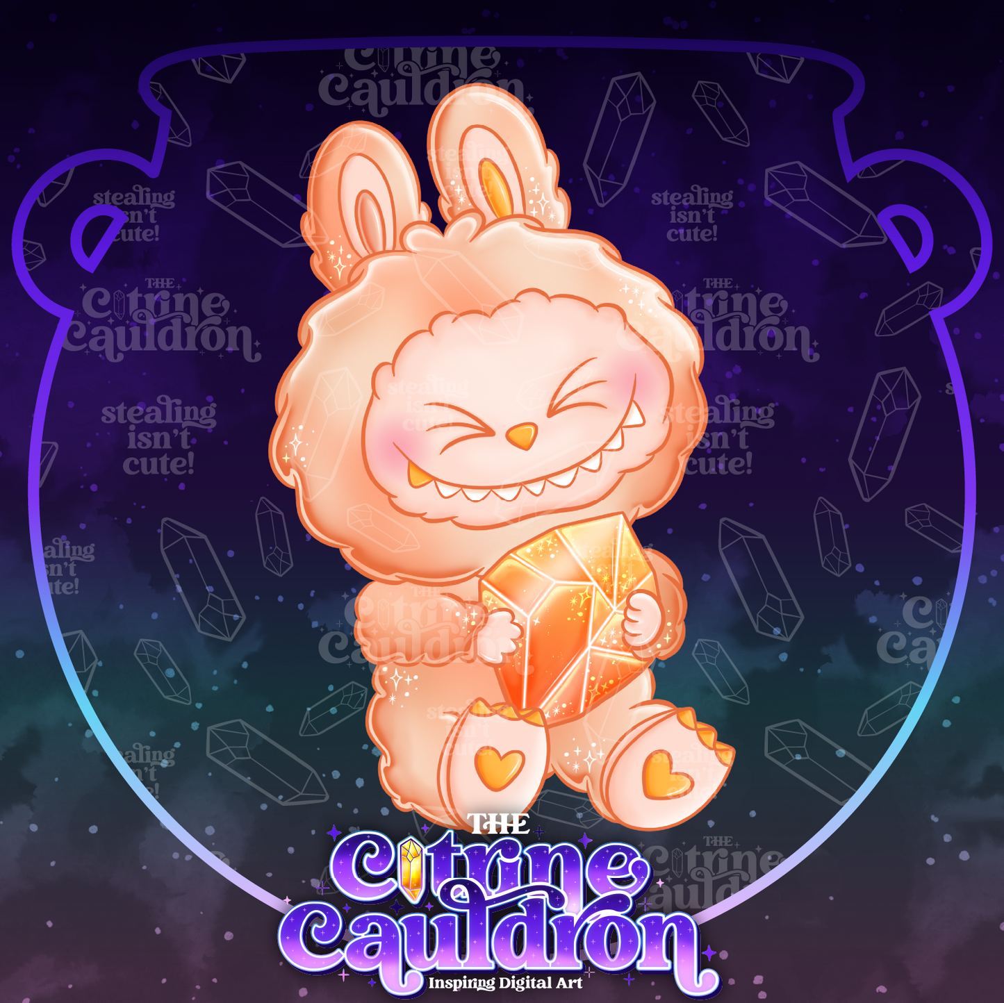 Big Into Crystal - Sublimation PNG