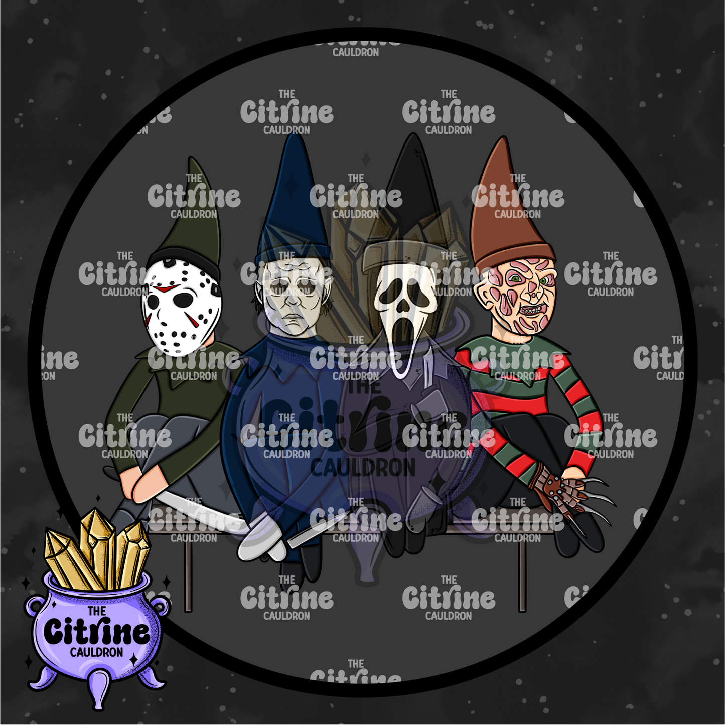 Horrors on a Shelf - Sublimation PNG