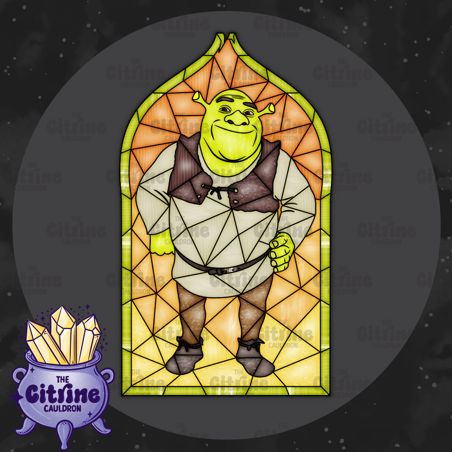 Ogre Glass - Sublimation PNG