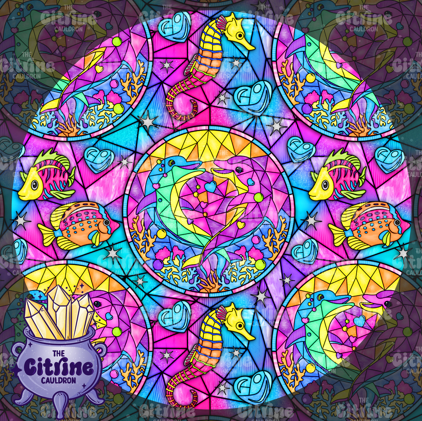 Dolphin Duo Glass - Seamless