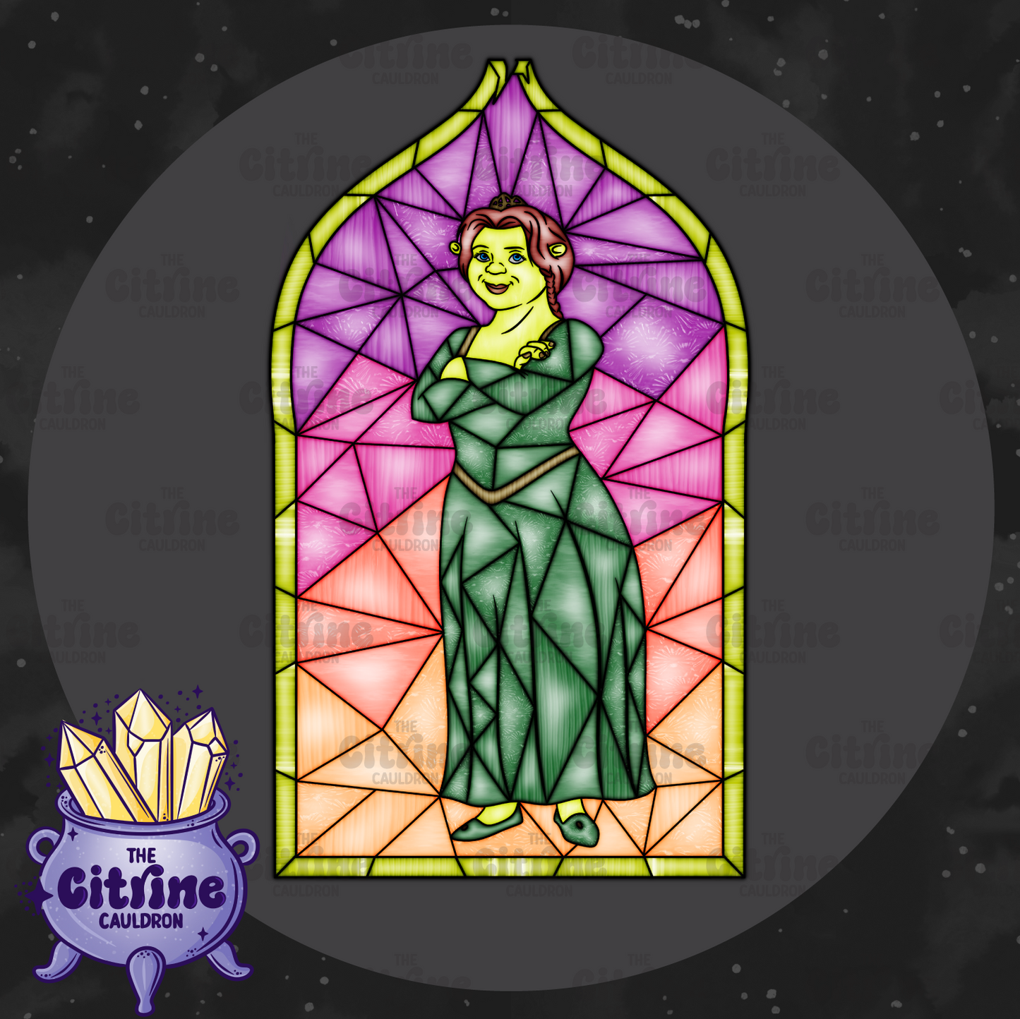 Ogre Glass - Sublimation PNG