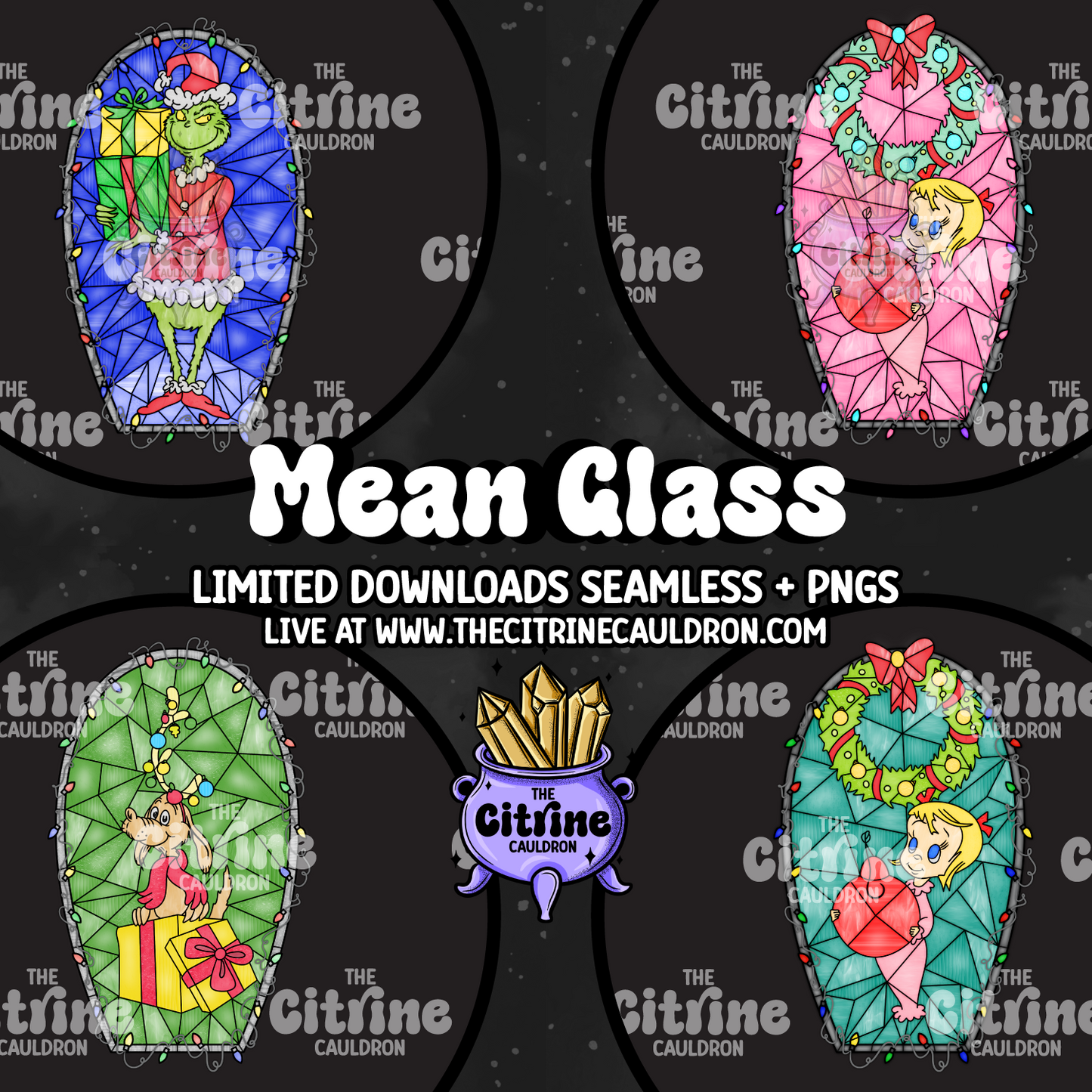 Mean Glass - Sublimation PNG