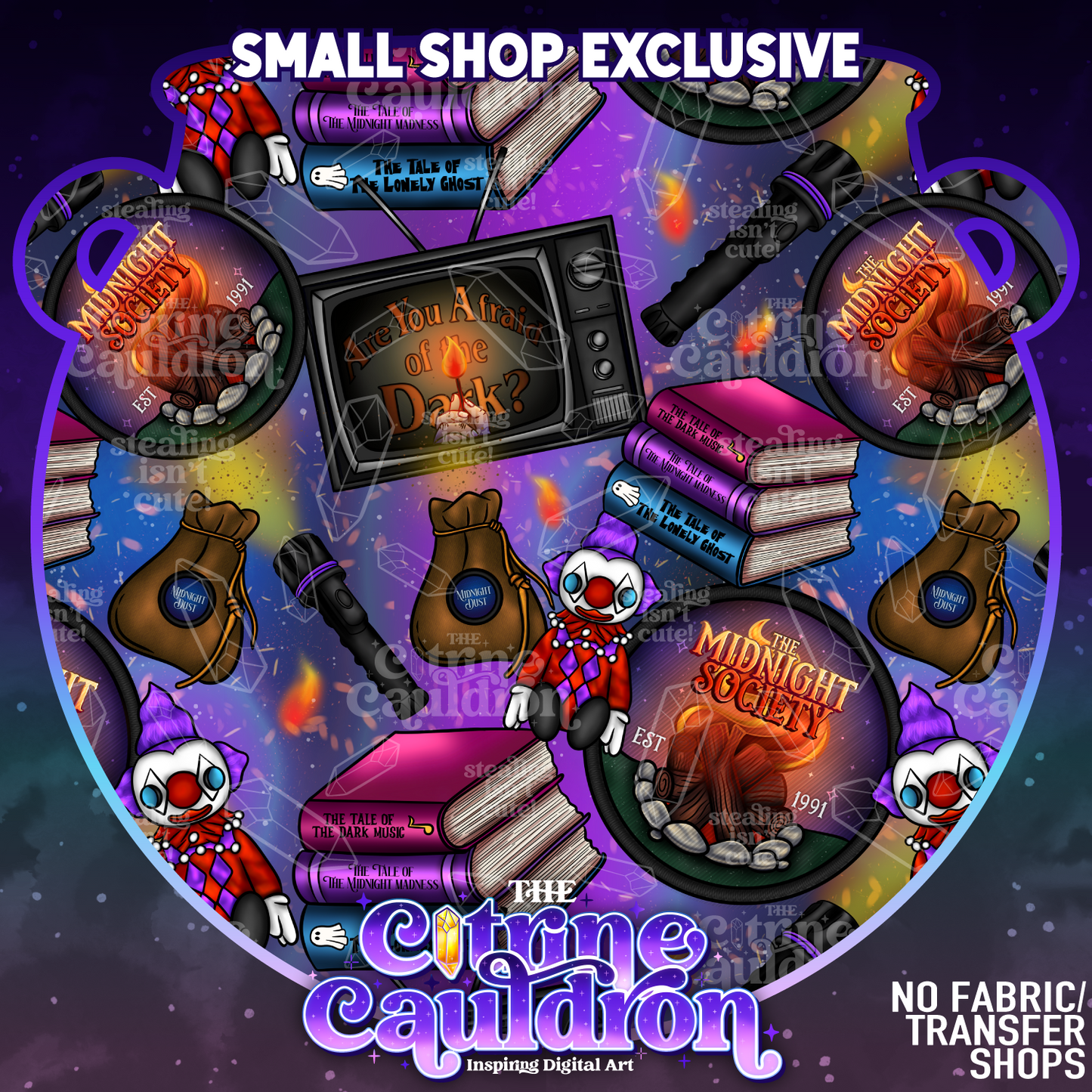 90s TV Collection - Seamless & PNG Bundle SMALL SHOP