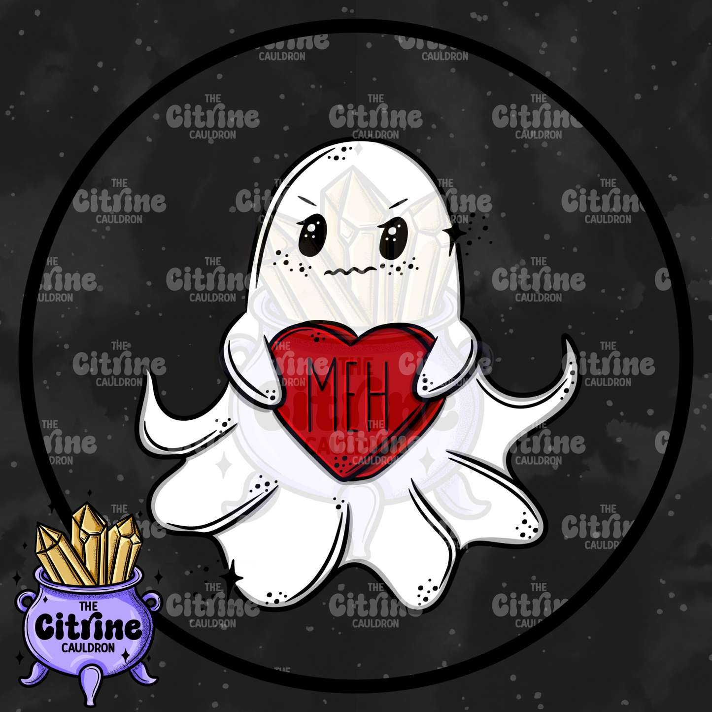 Anti Love Ghosties Neutral - Sublimation PNG