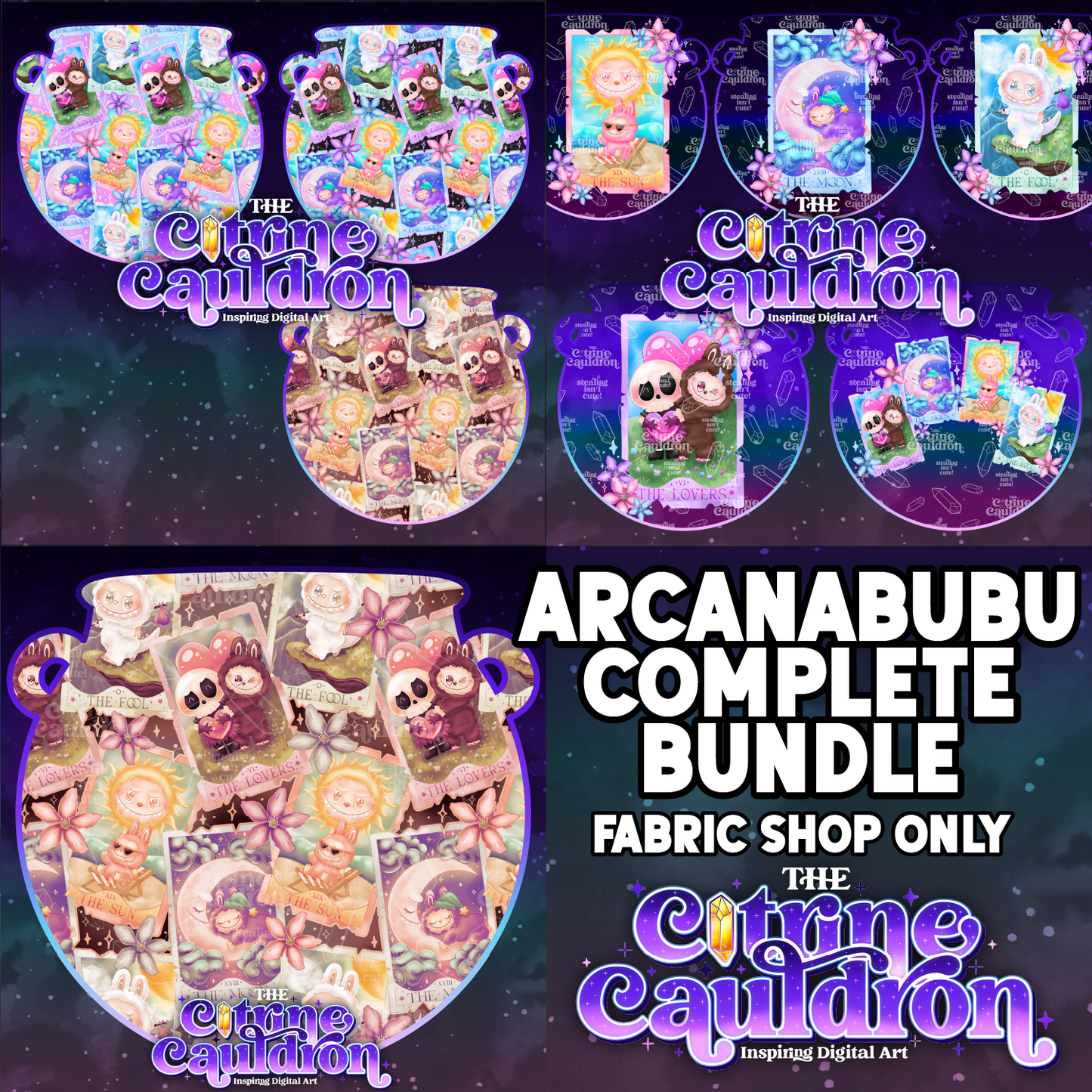 Arcanabubu Complete Collection - Seamless & PNG Bundle FABRIC SHOP
