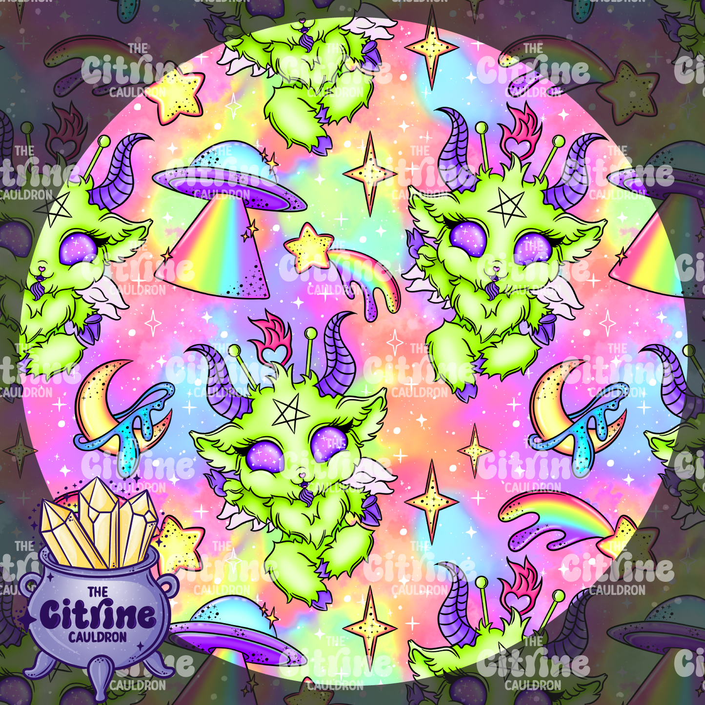 Baphy Aliens - Seamless