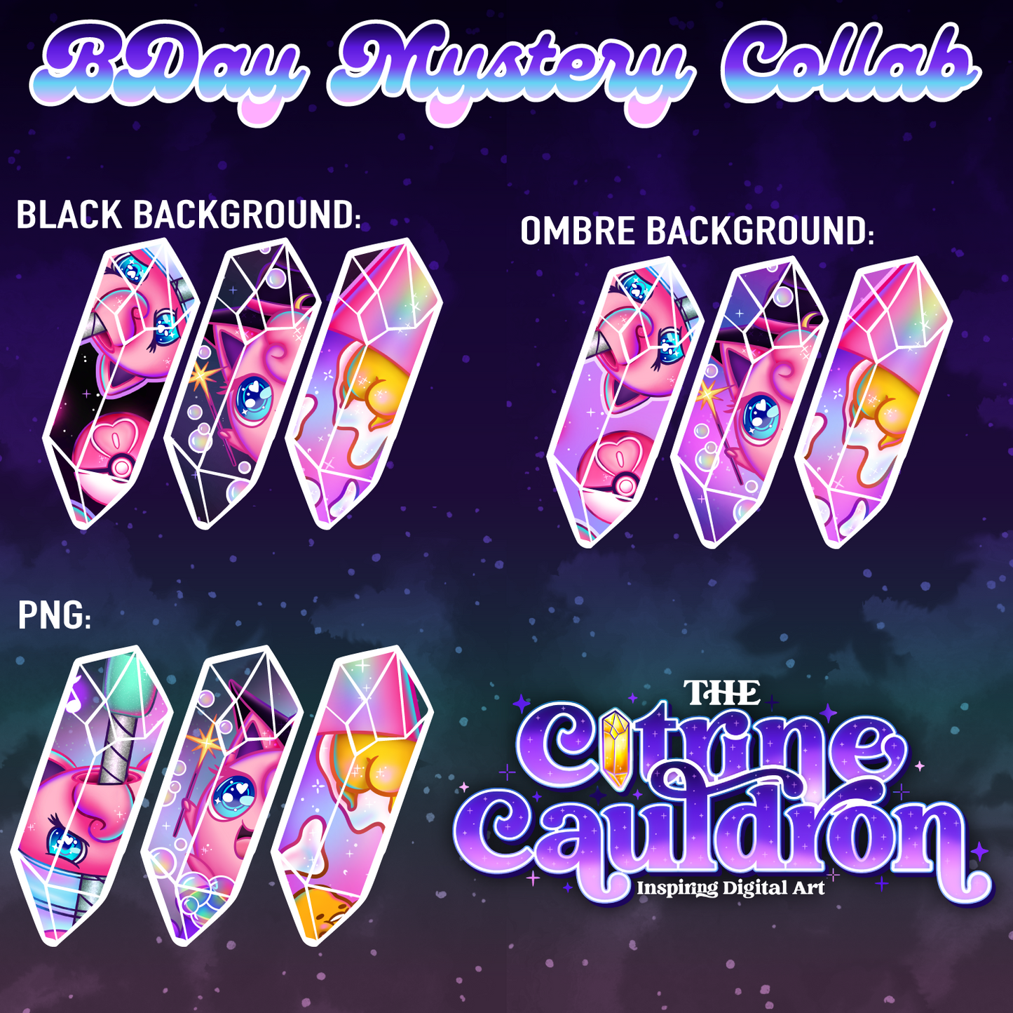 Bday Mystery Collab - Seamless/PNG Mystery