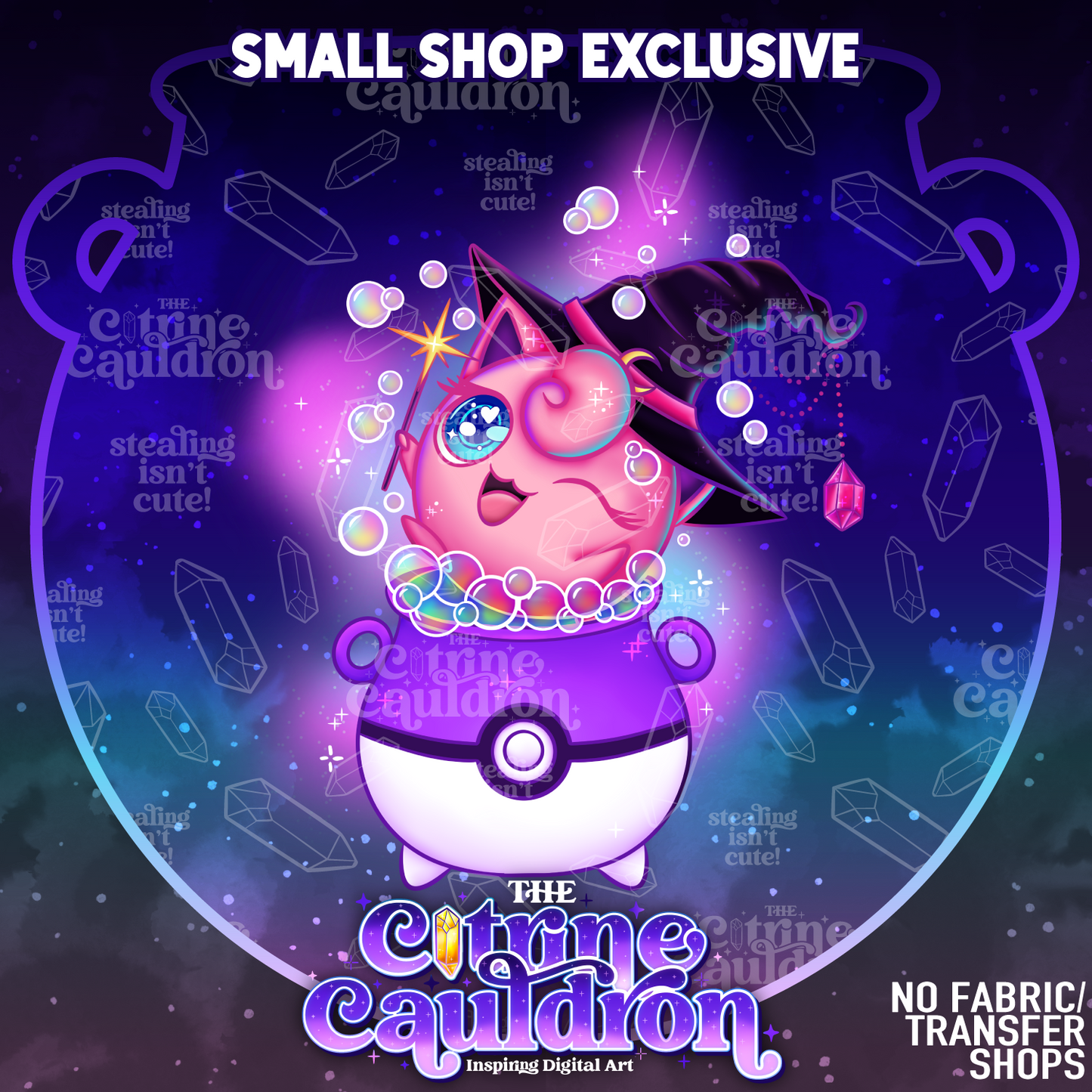 Witchpuff - Sublimation PNG - SMALL SHOP