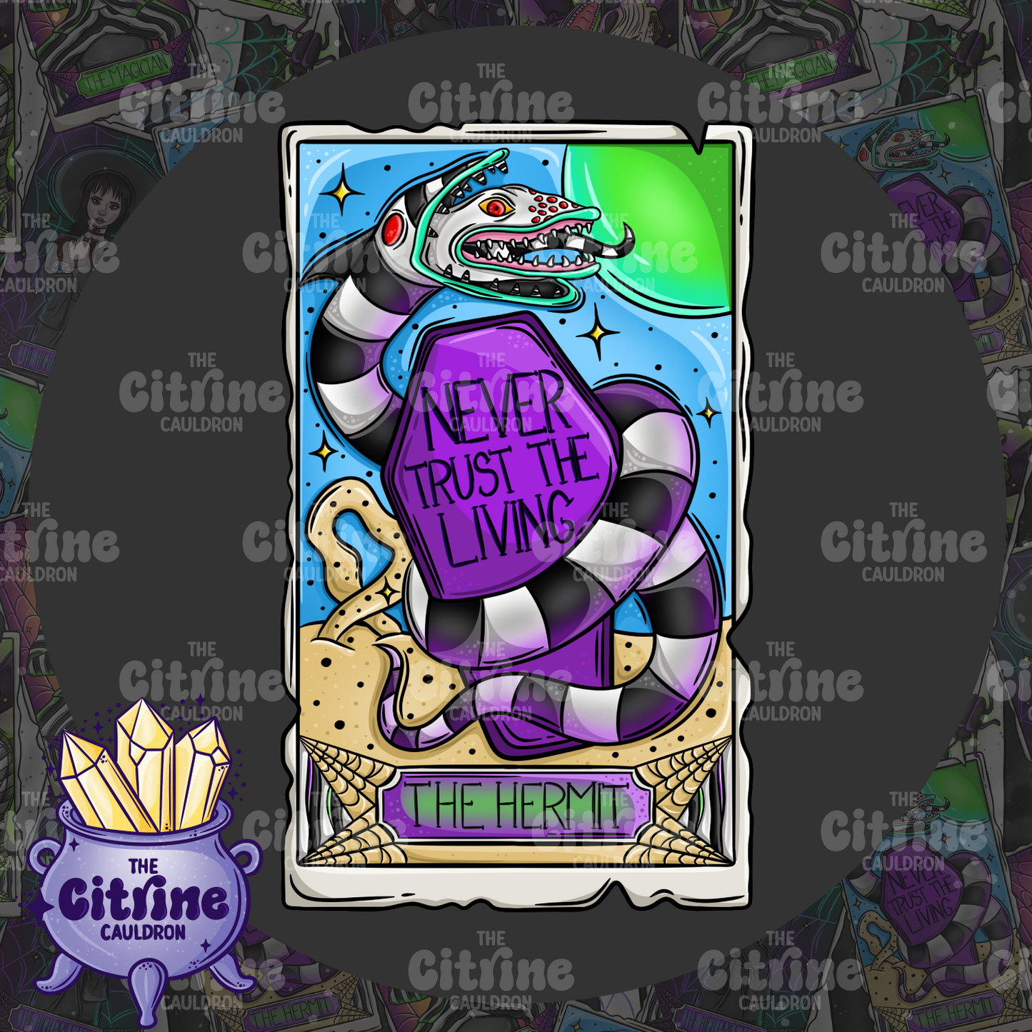 Beetle Tarot - Sublimation PNG