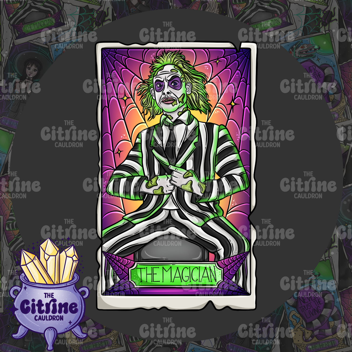Beetle Tarot - Sublimation PNG