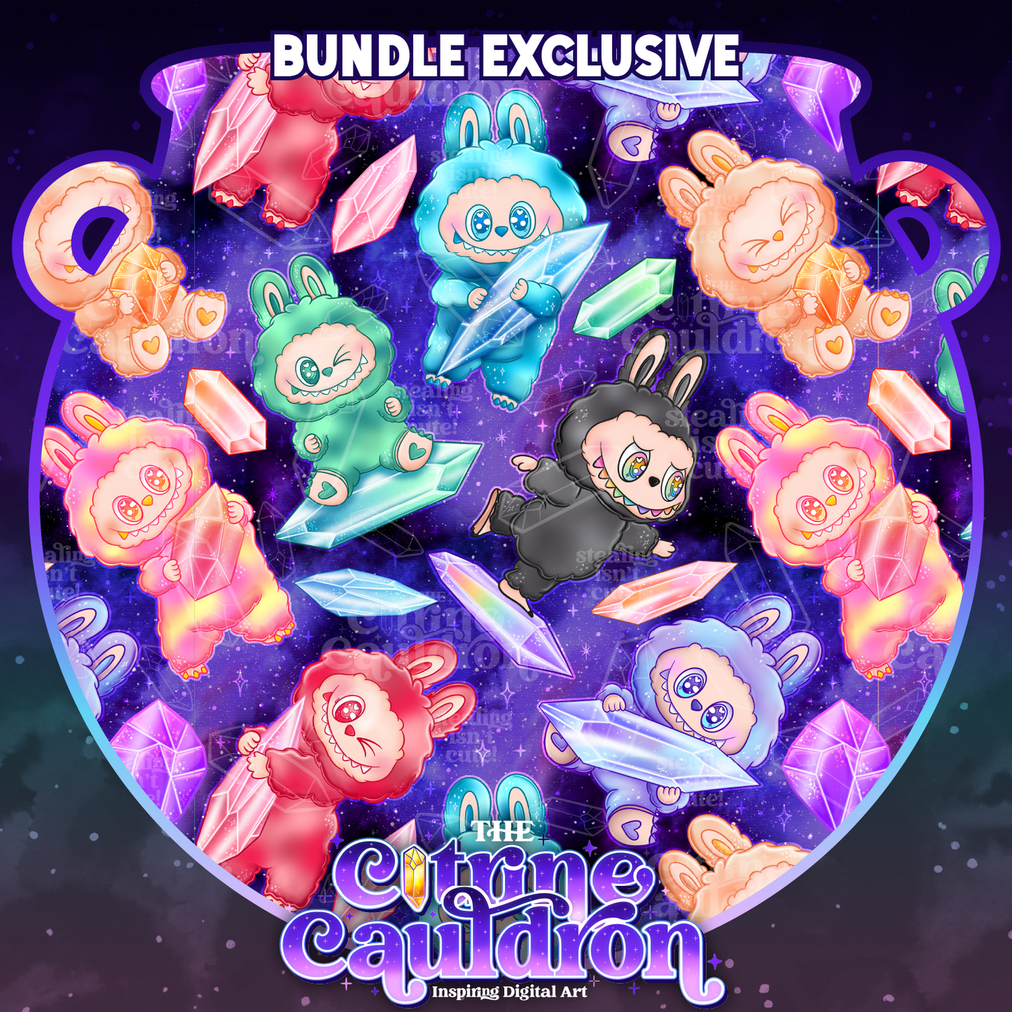 Popbubu Complete Collection - Seamless & PNG Bundle