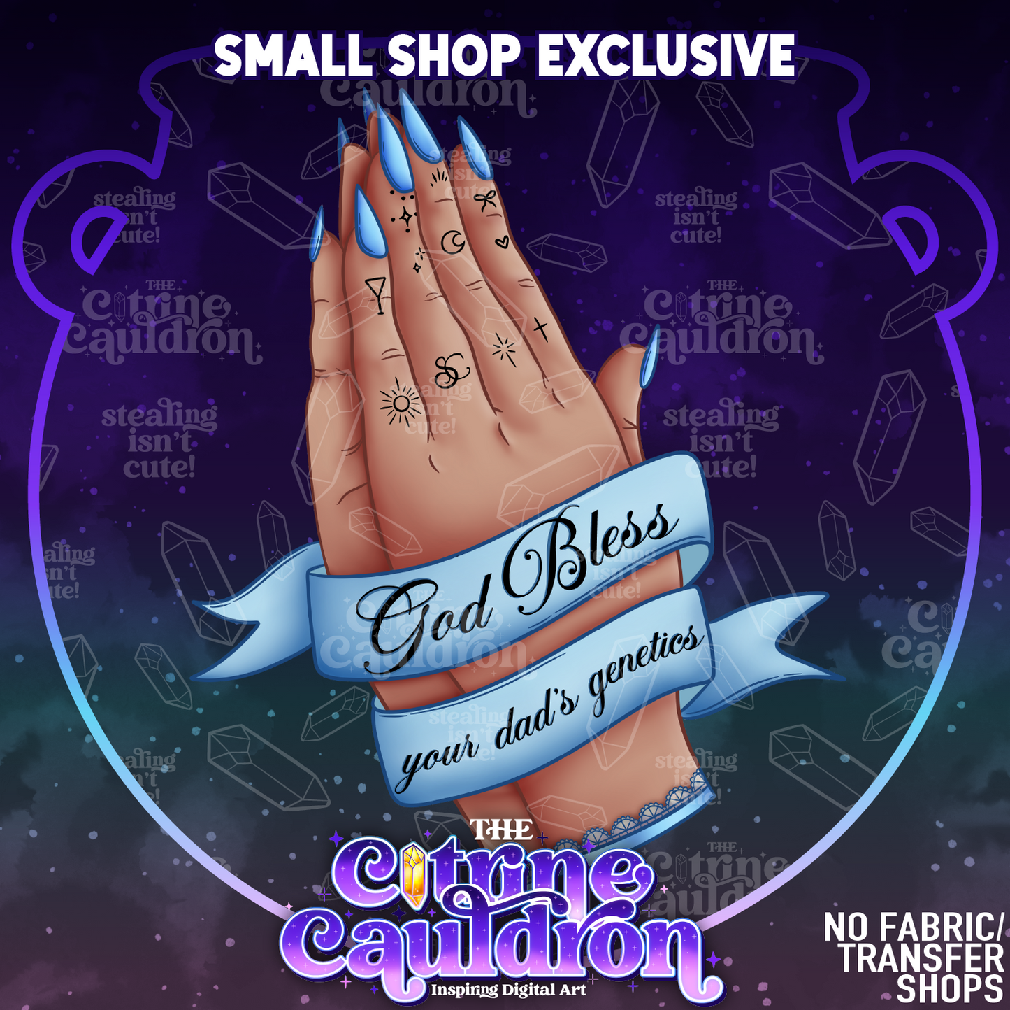 Blessed Genetics - Sublimation PNG - SMALL SHOP