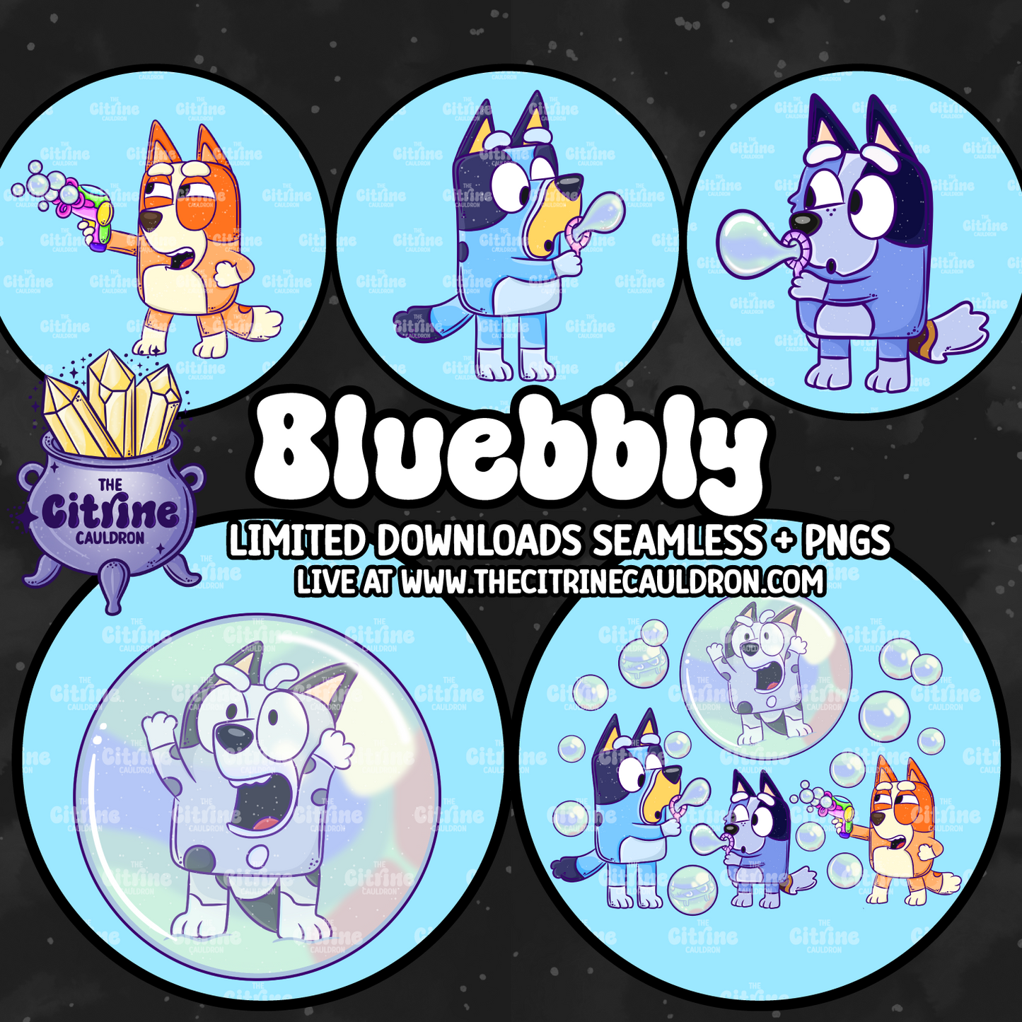 Bluebbly - Sublimation PNG