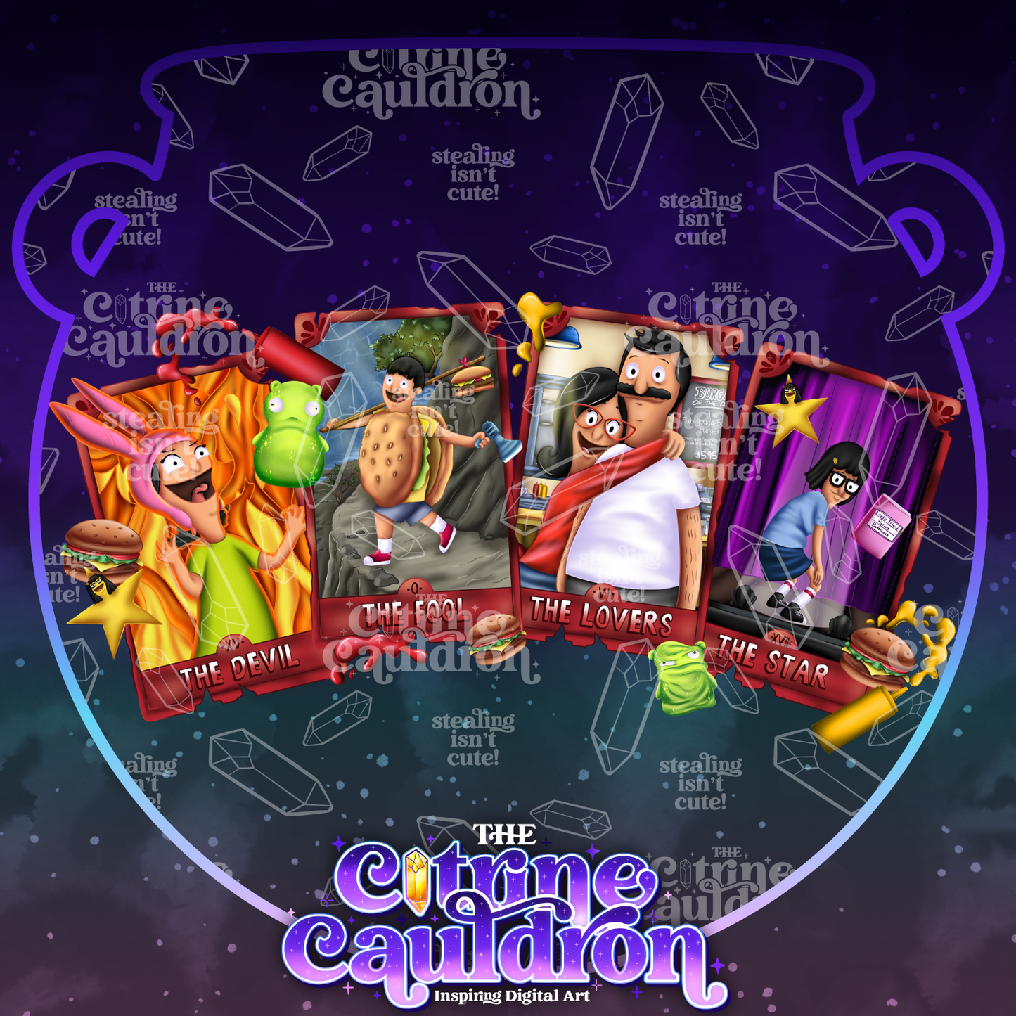 Bob's Tarot - Sublimation PNG