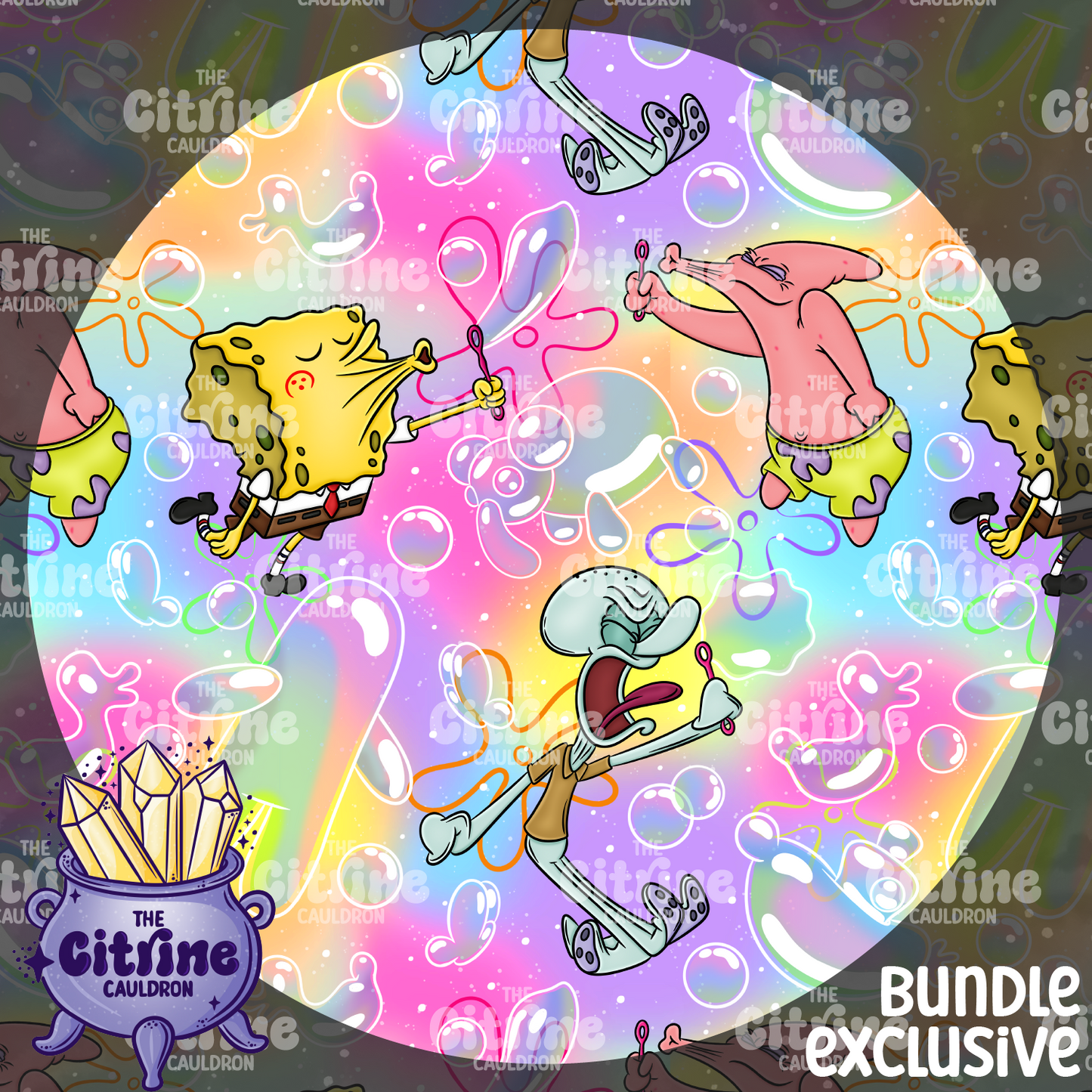 Spongey Collection - Seamless & PNG Bundle