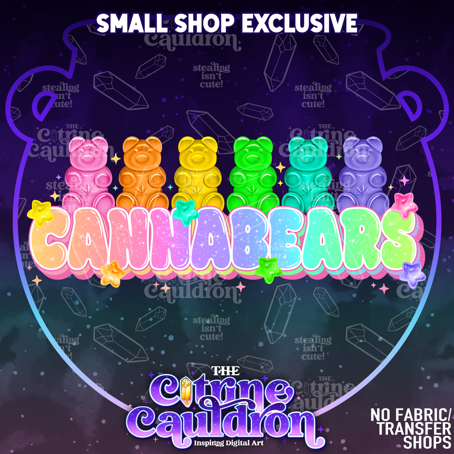 CannaBears - Sublimation PNG - SMALL SHOP