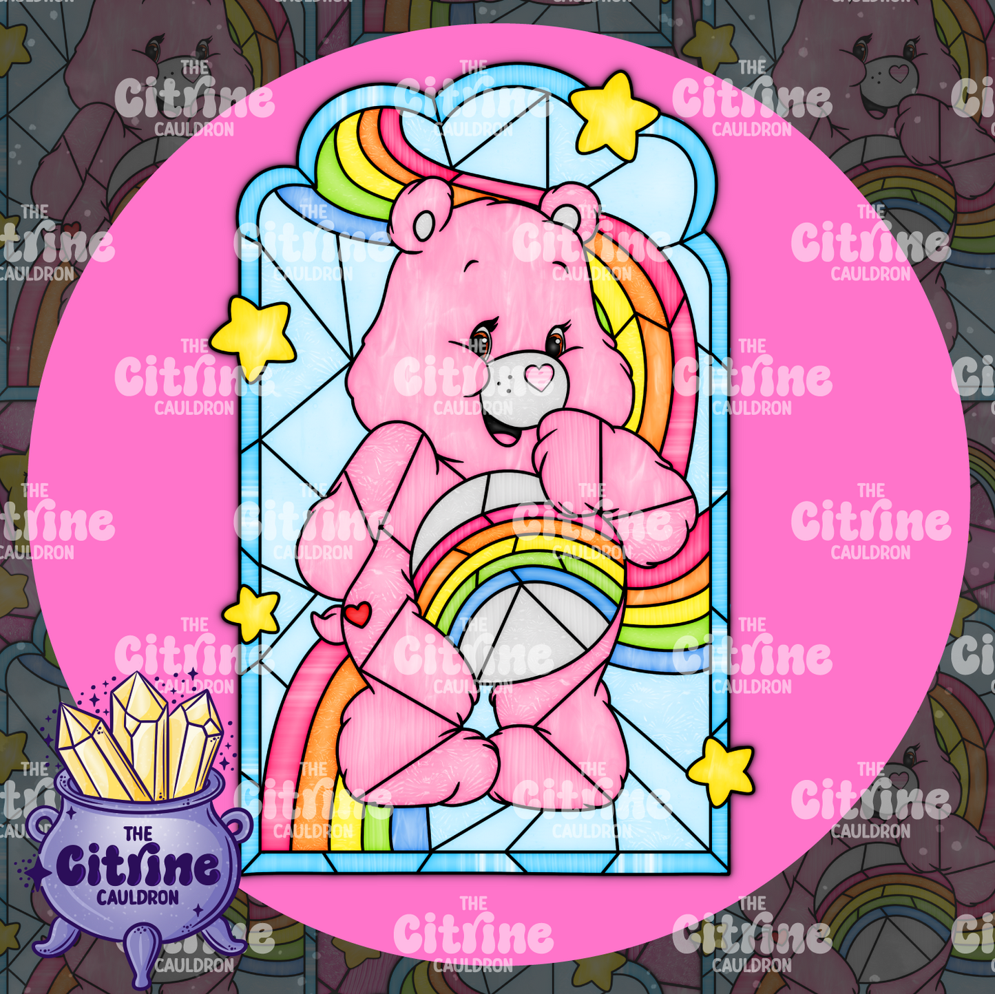 Care Glass - Sublimation PNG