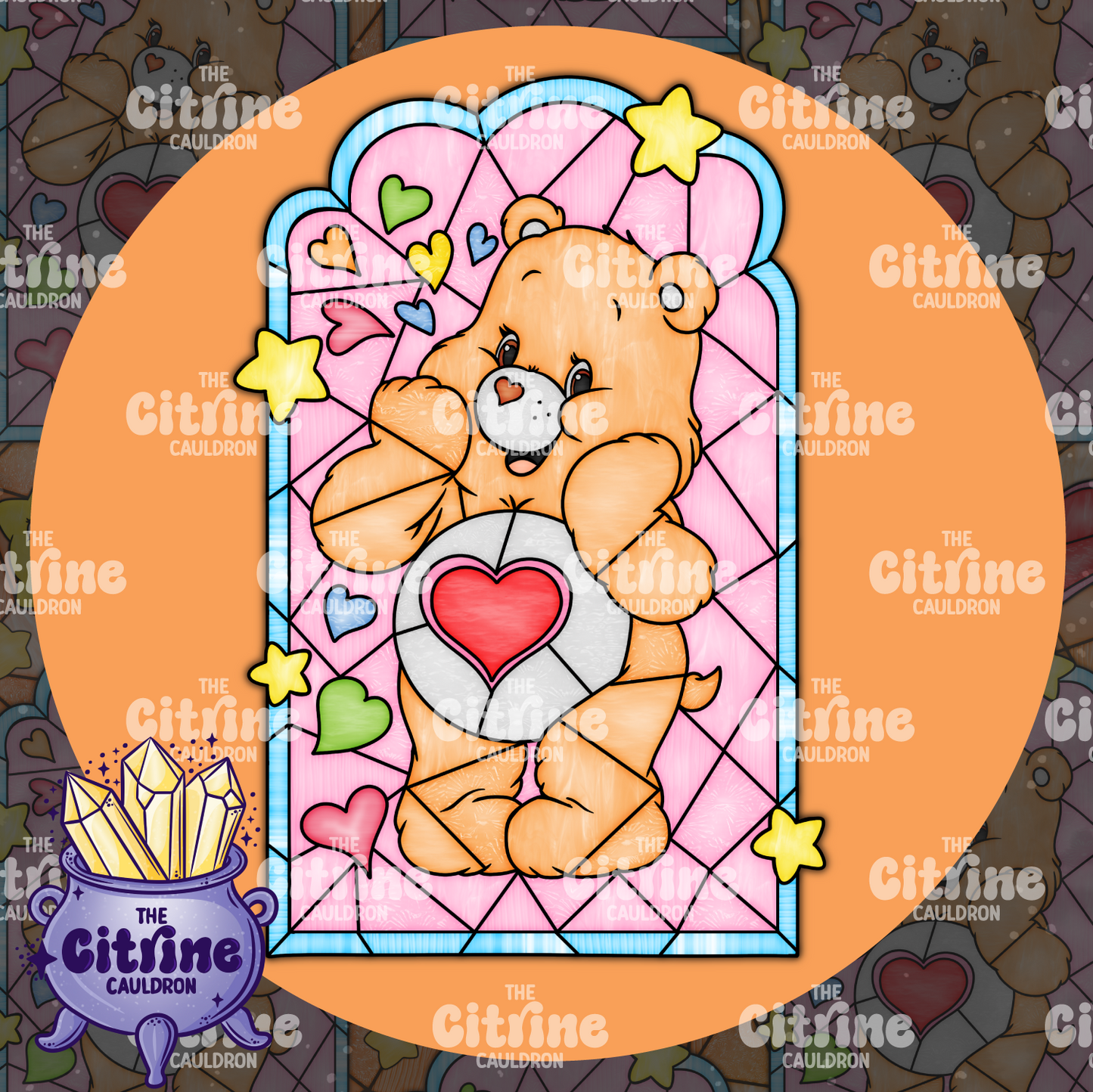 Care Glass - Sublimation PNG