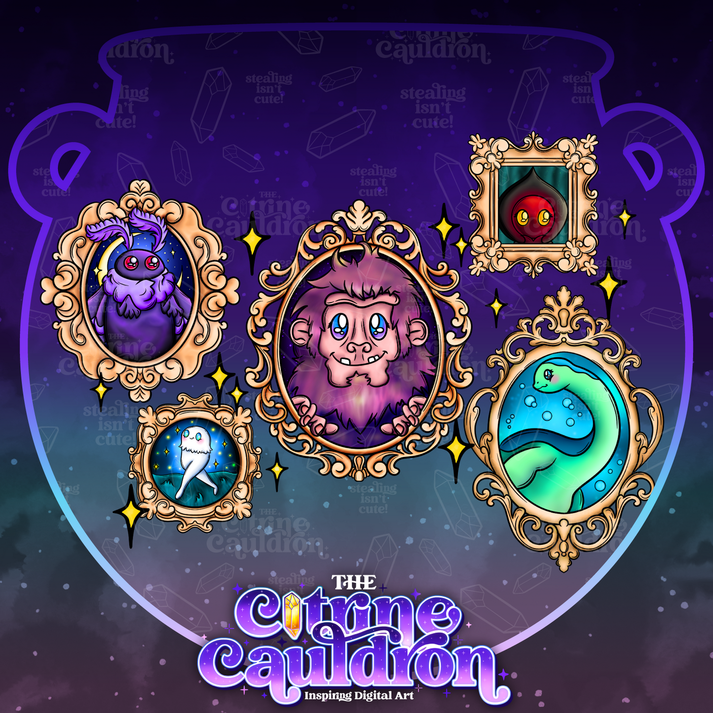 Cryptid Gallery - Sublimation PNG