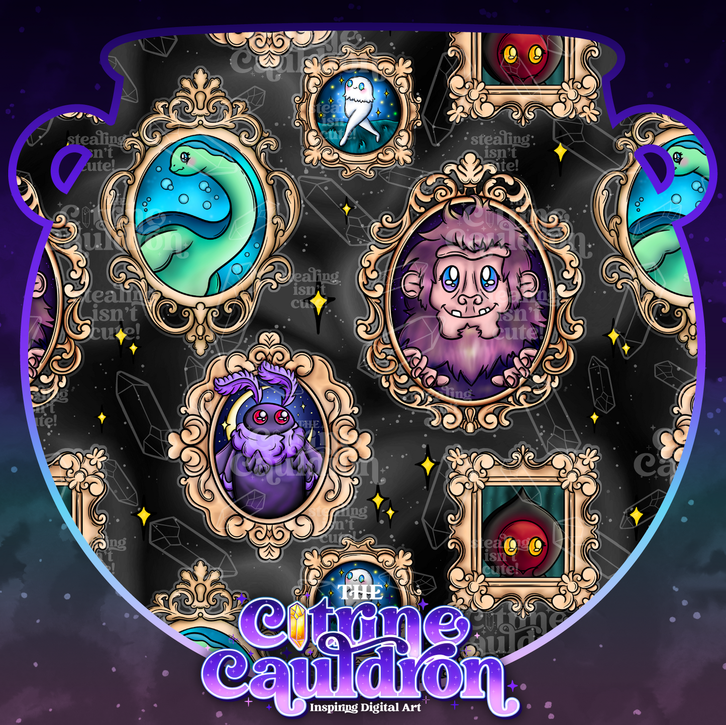 Cryptid Gallery - Seamless