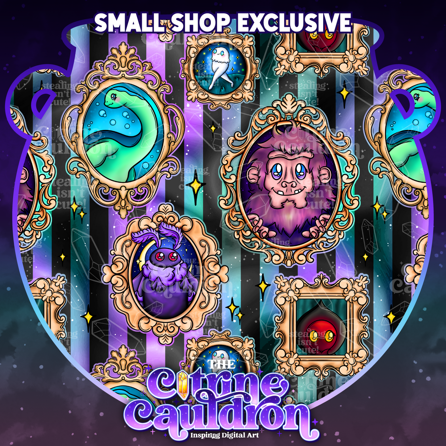 Cryptid Gallery - Seamless