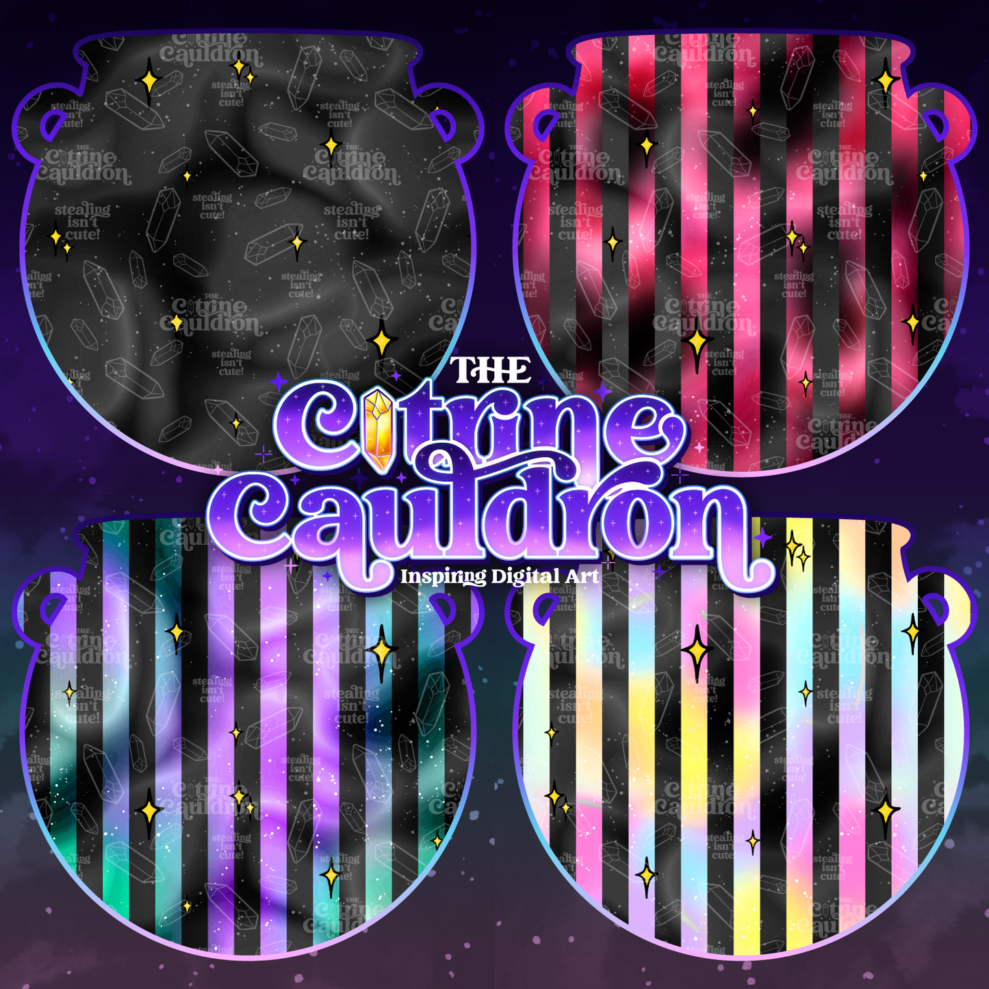 Cryptid Gallery Collection - Seamless & PNG Bundle SMALL SHOP