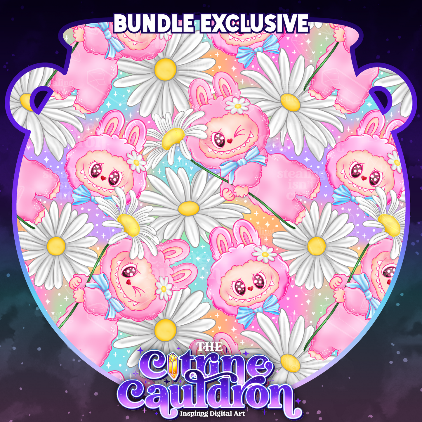 Popbubu Complete Collection - Seamless & PNG Bundle