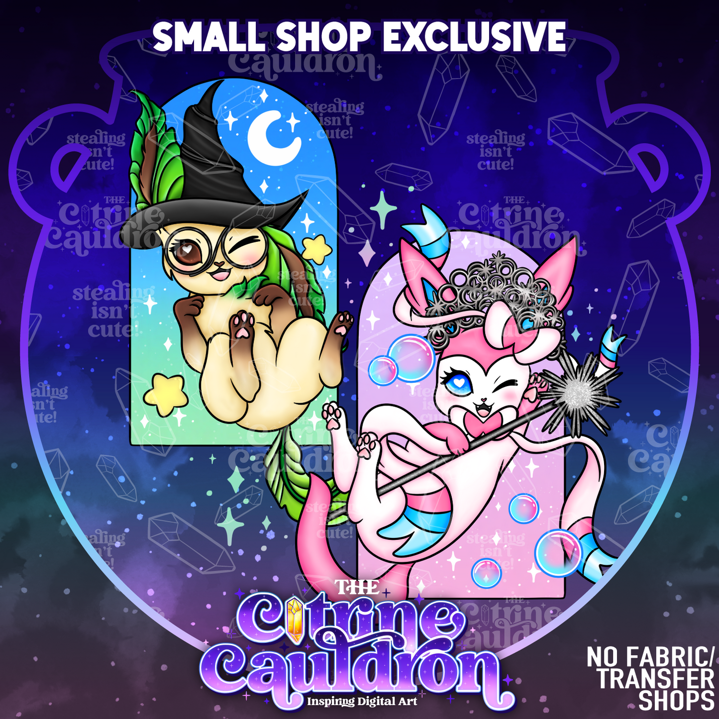 Poke Cuties Collection - Seamless & PNG Bundle - SMALL SHOP