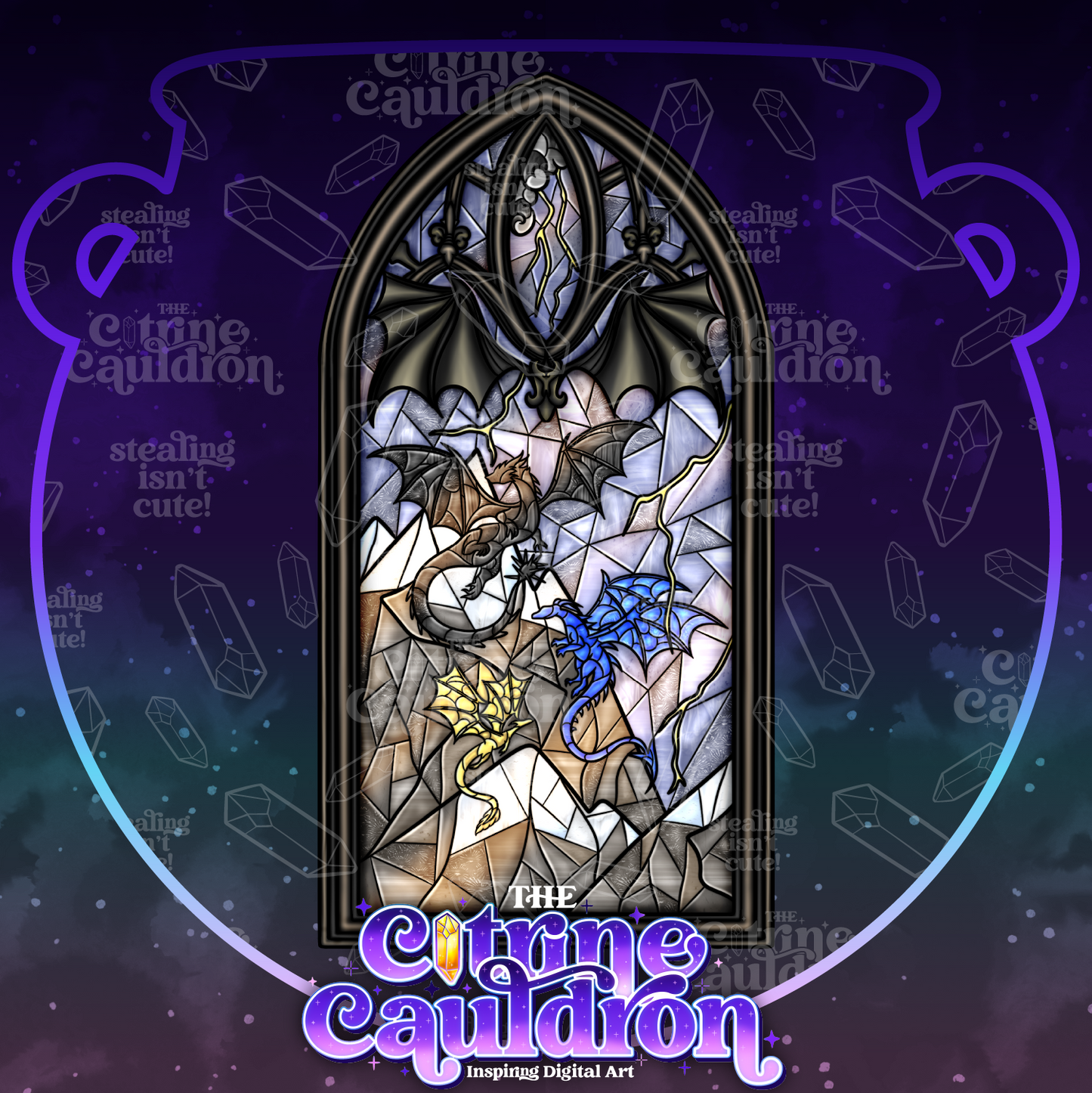 Dragon Glass - Sublimation PNG