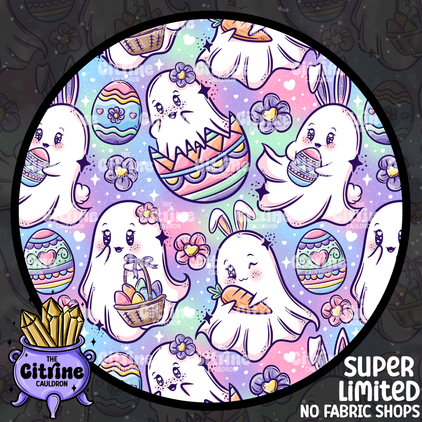 Easter Ghosties - Seamless