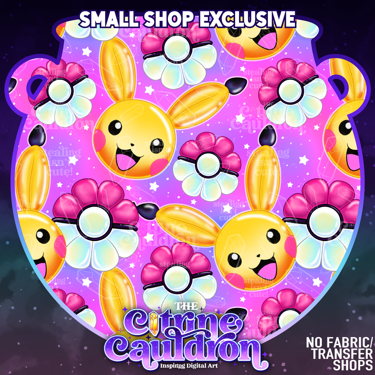 Poke Cuties Collection - Seamless & PNG Bundle - SMALL SHOP