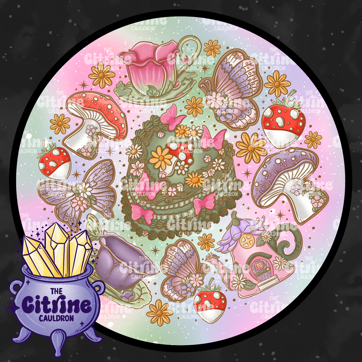 Fairy Tea Party - Sublimation PNG