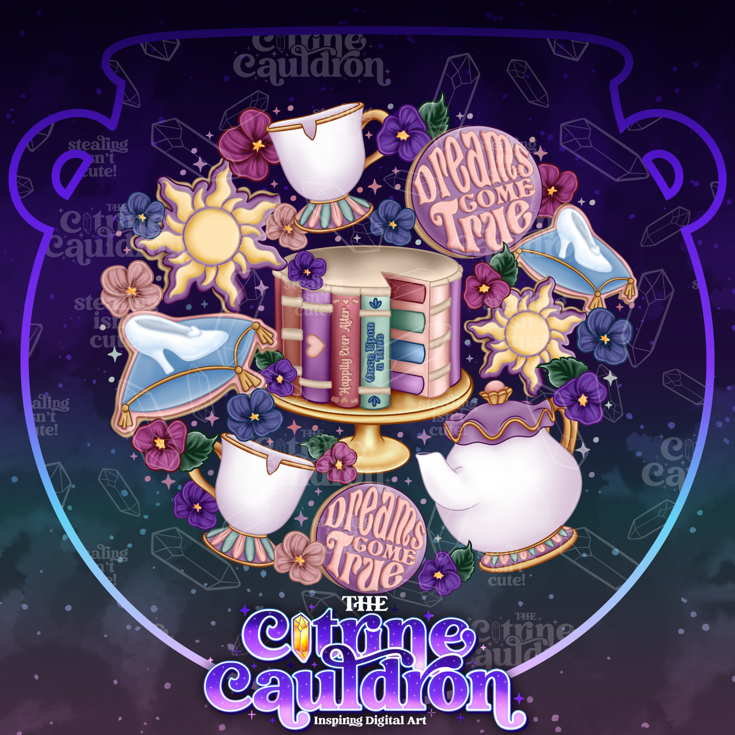 Fairytale Tea Party - Sublimation PNG