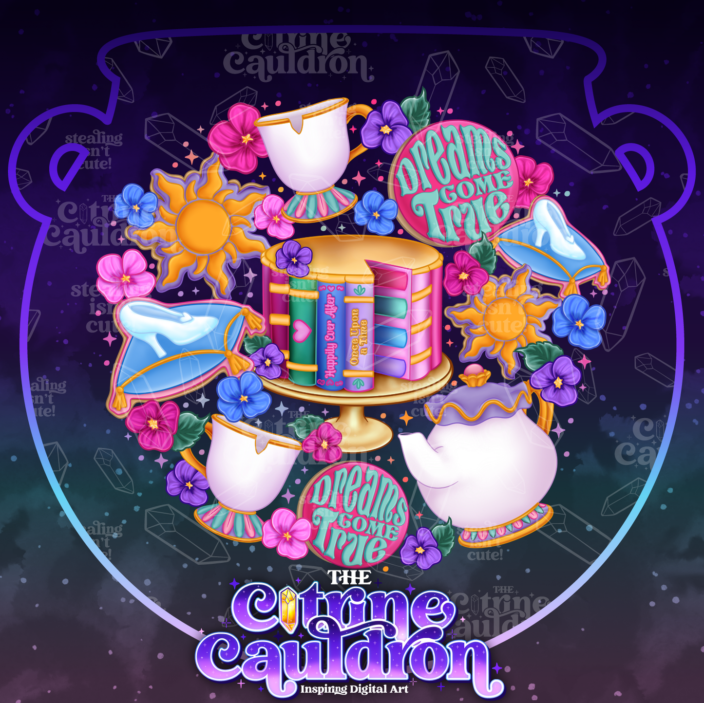 Fairytale Tea Party - Sublimation PNG