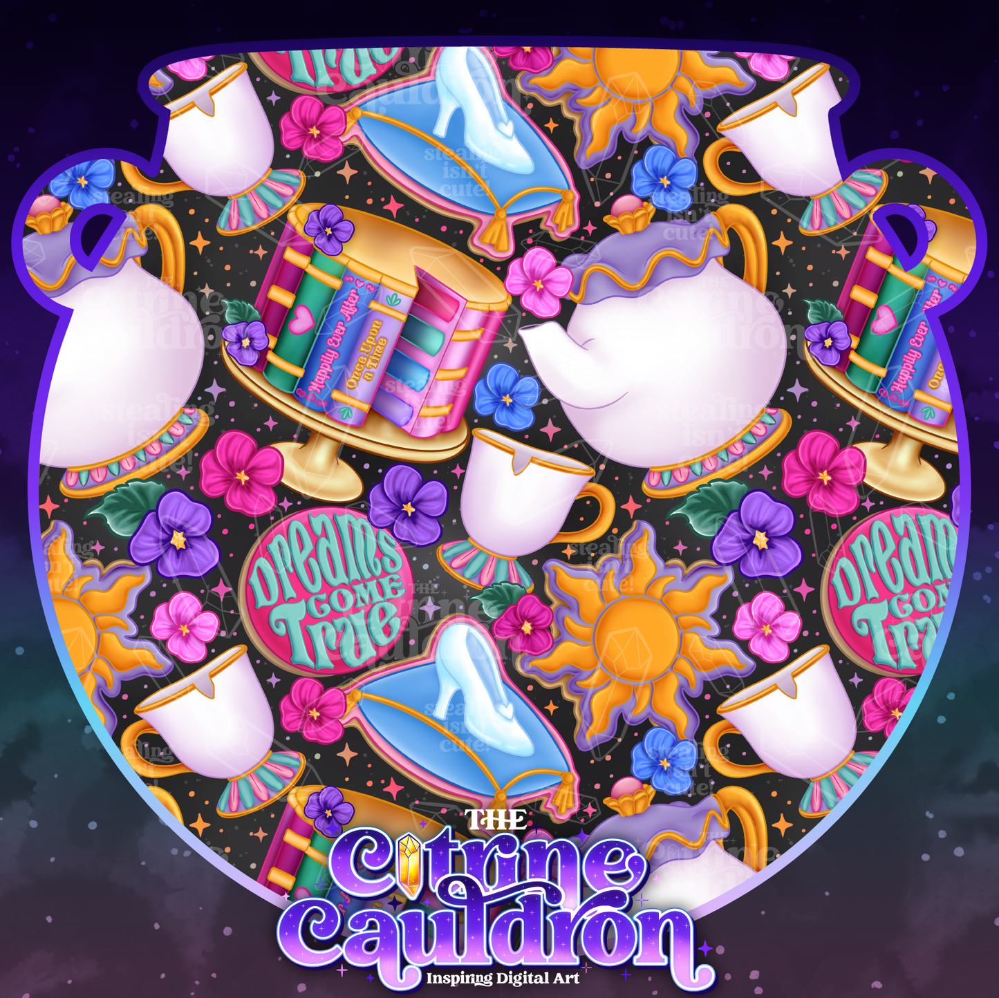 Fairytale Tea Party - Seamless