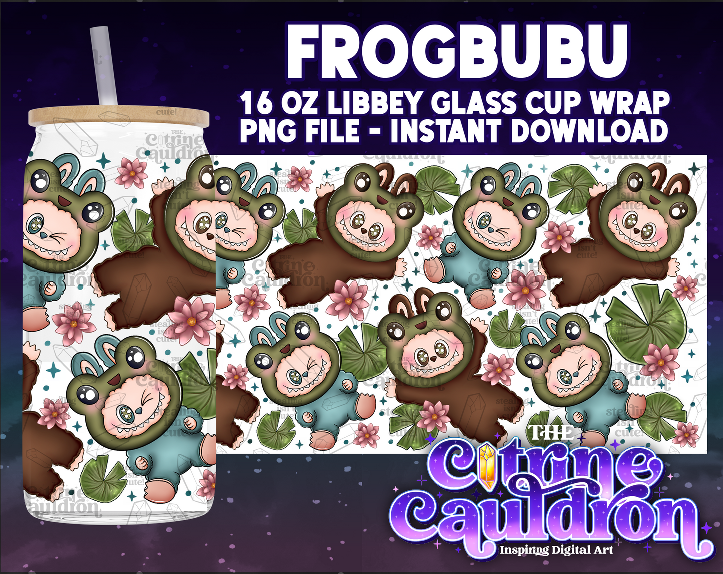 PopNow - PNG Wrap for Libbey 16oz Glass Can