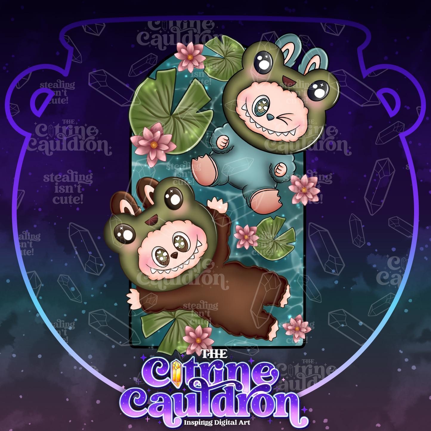 Frogbubu - Sublimation PNG
