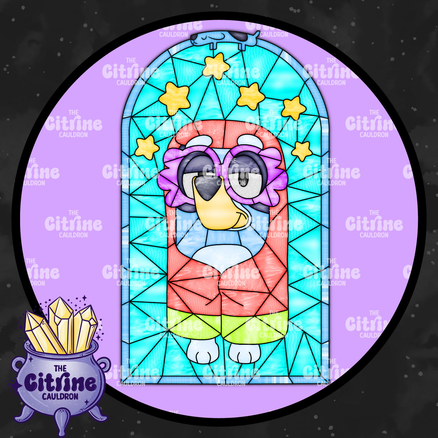 Grannie Glass - Sublimation PNG
