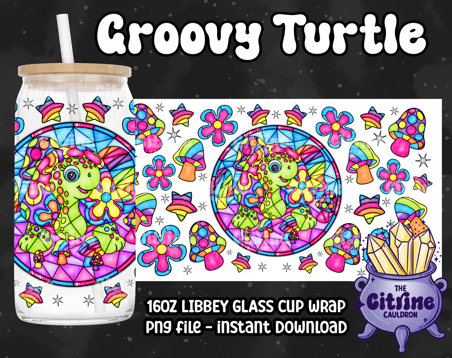 Nostalgia Glass 2.0 - PNG Wrap for Libbey 16oz Glass Can