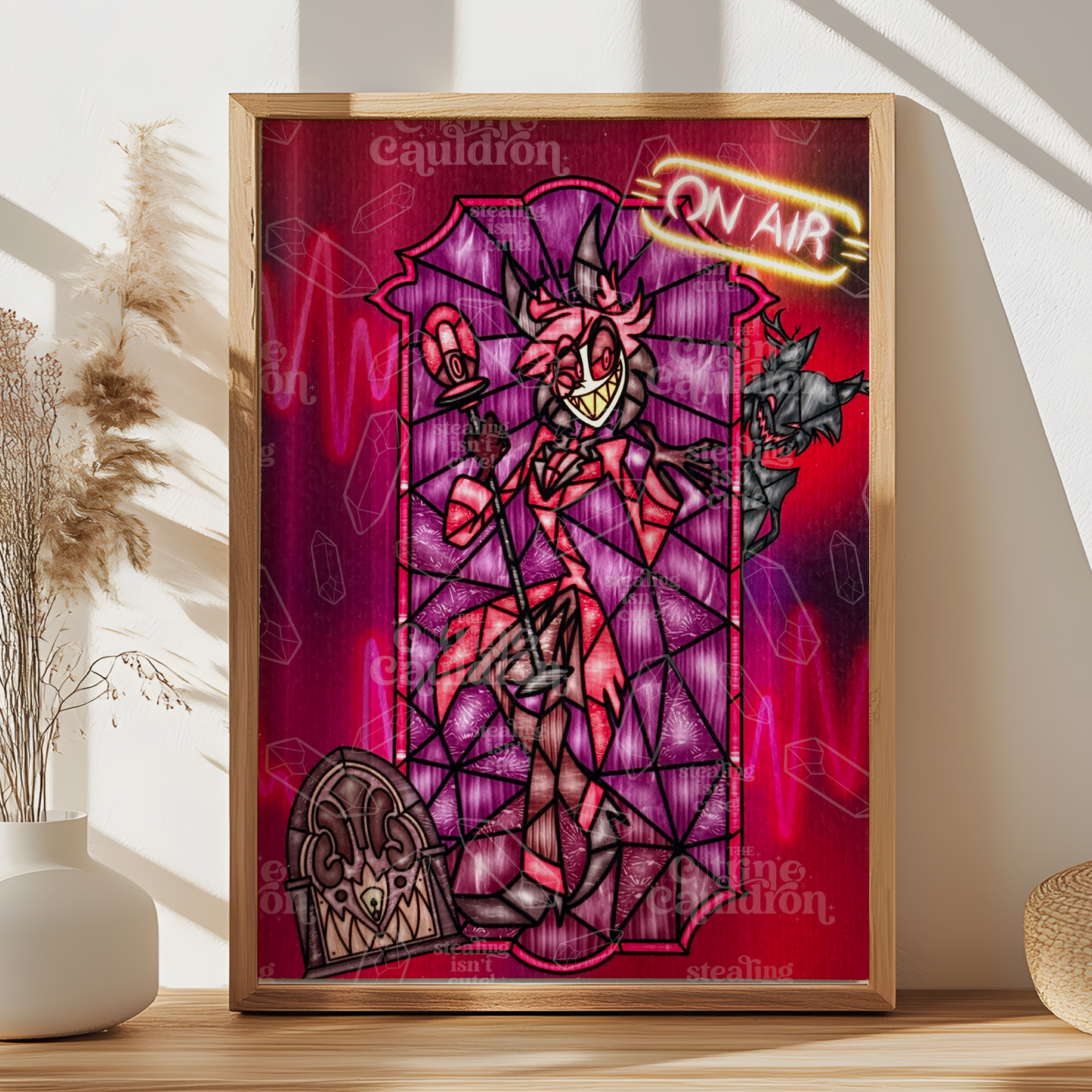 Has Been Glass Radio Demon - Print