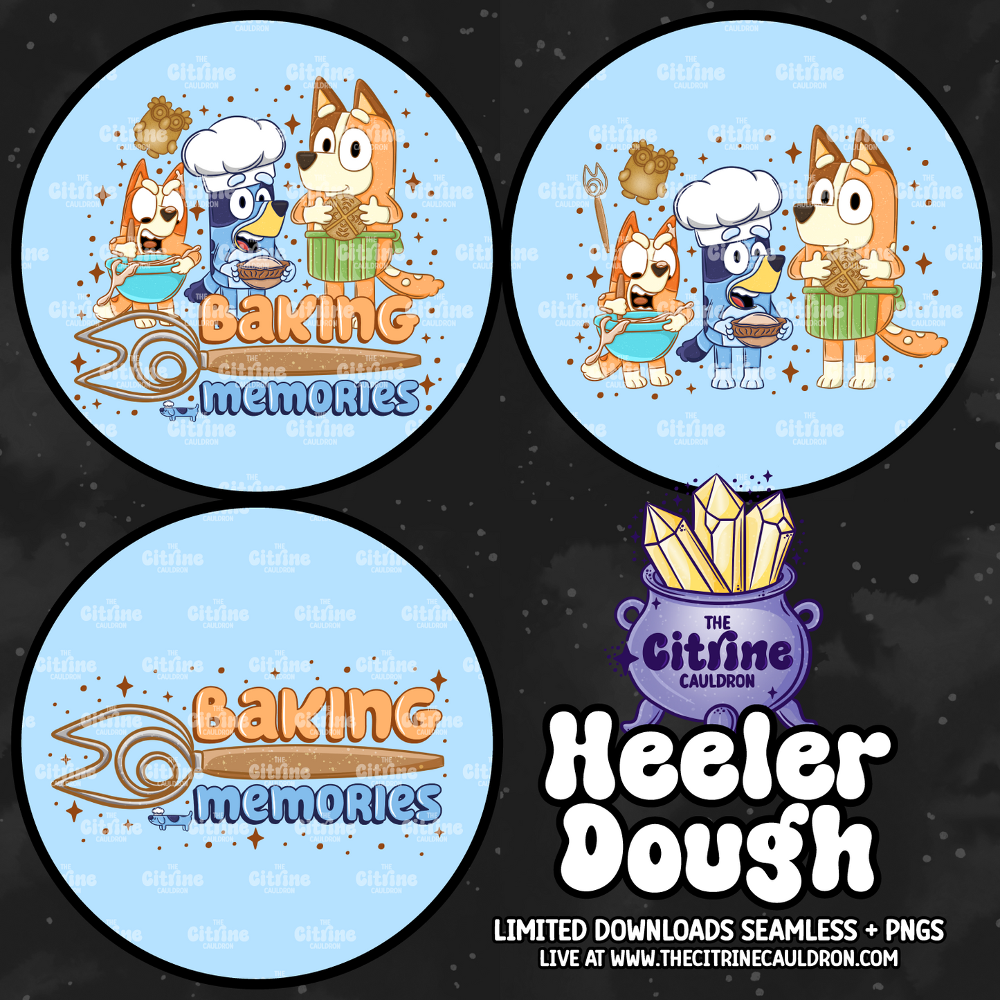 Heeler Dough - Sublimation PNG