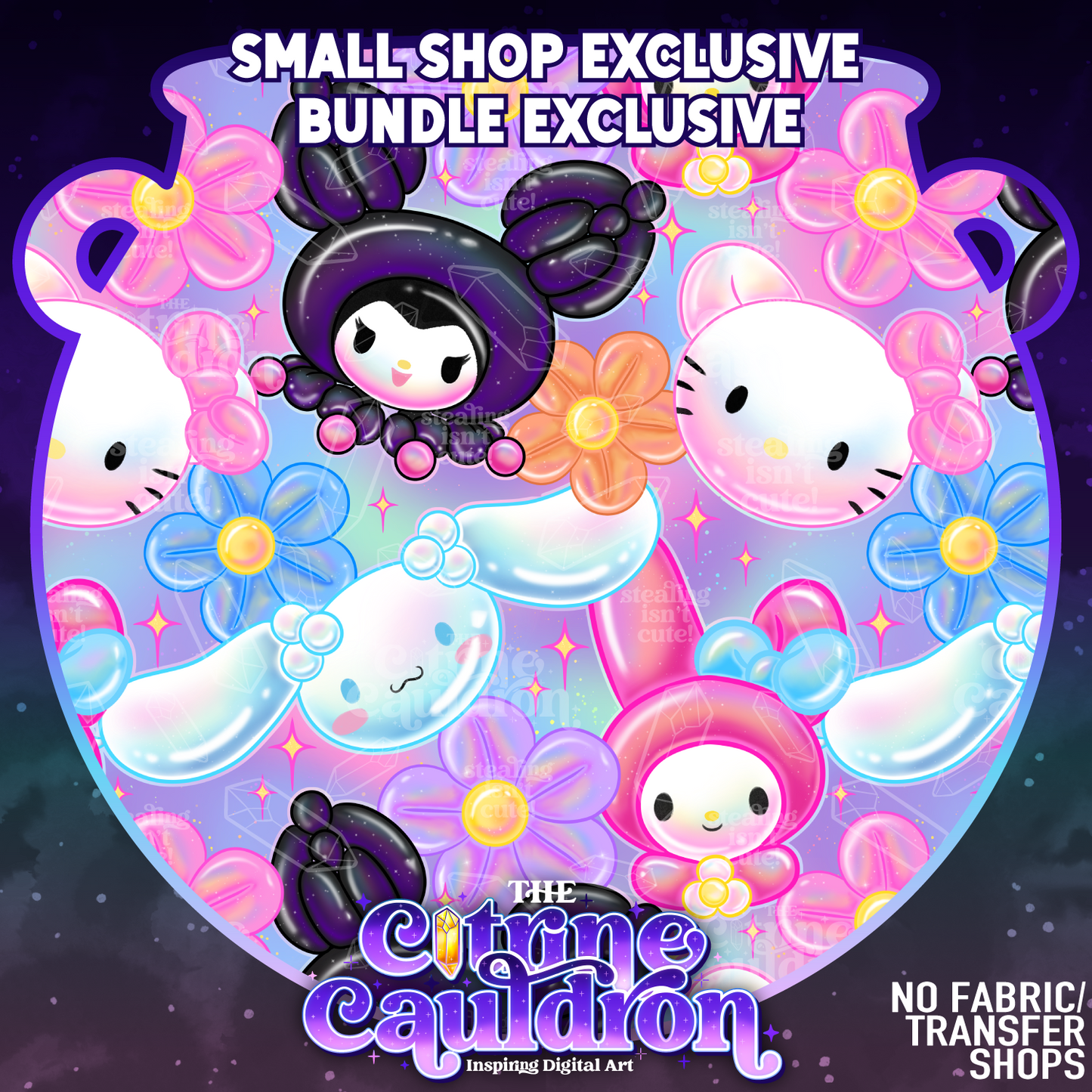 Hello Balloon - Seamless & PNG Bundle SMALL SHOP